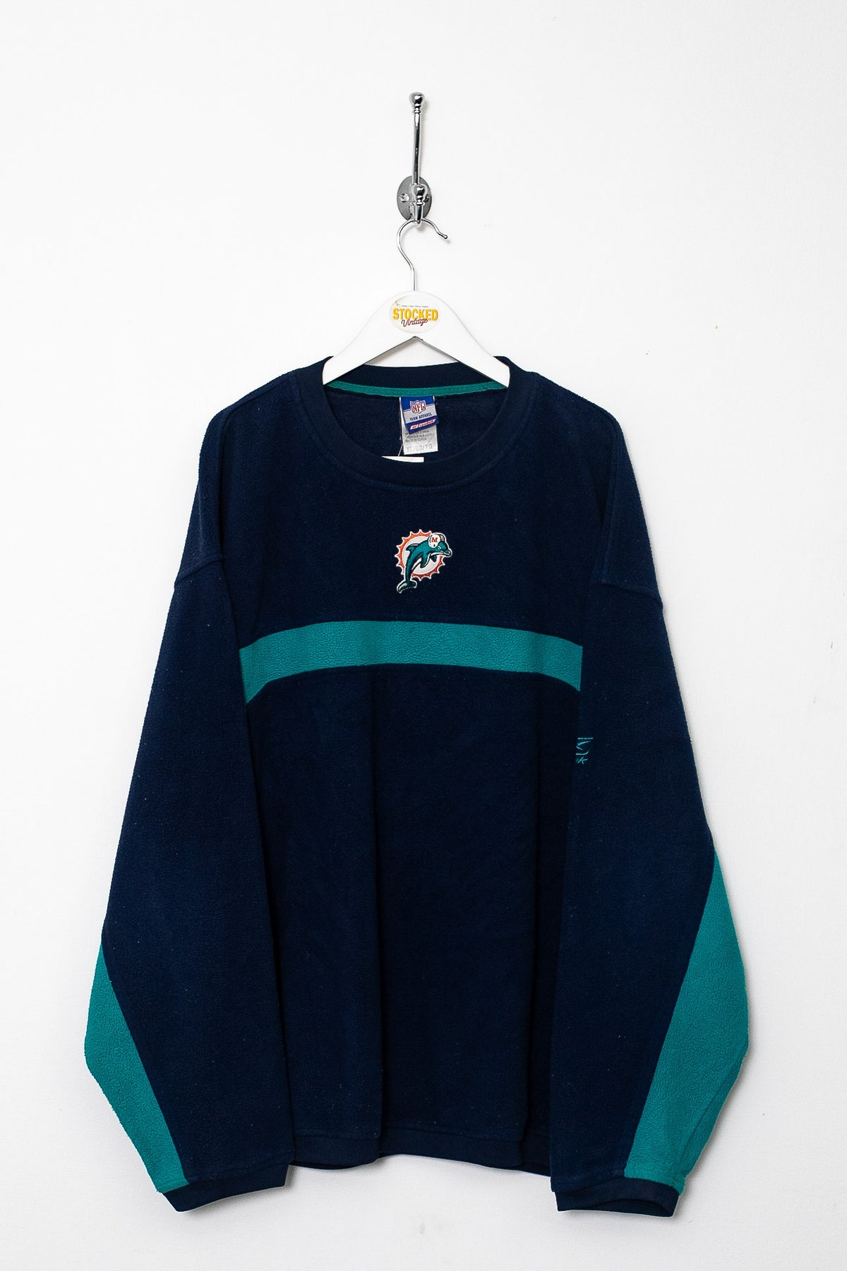 00s Reebok NFL Miami Dolphins Fleece (XXL)