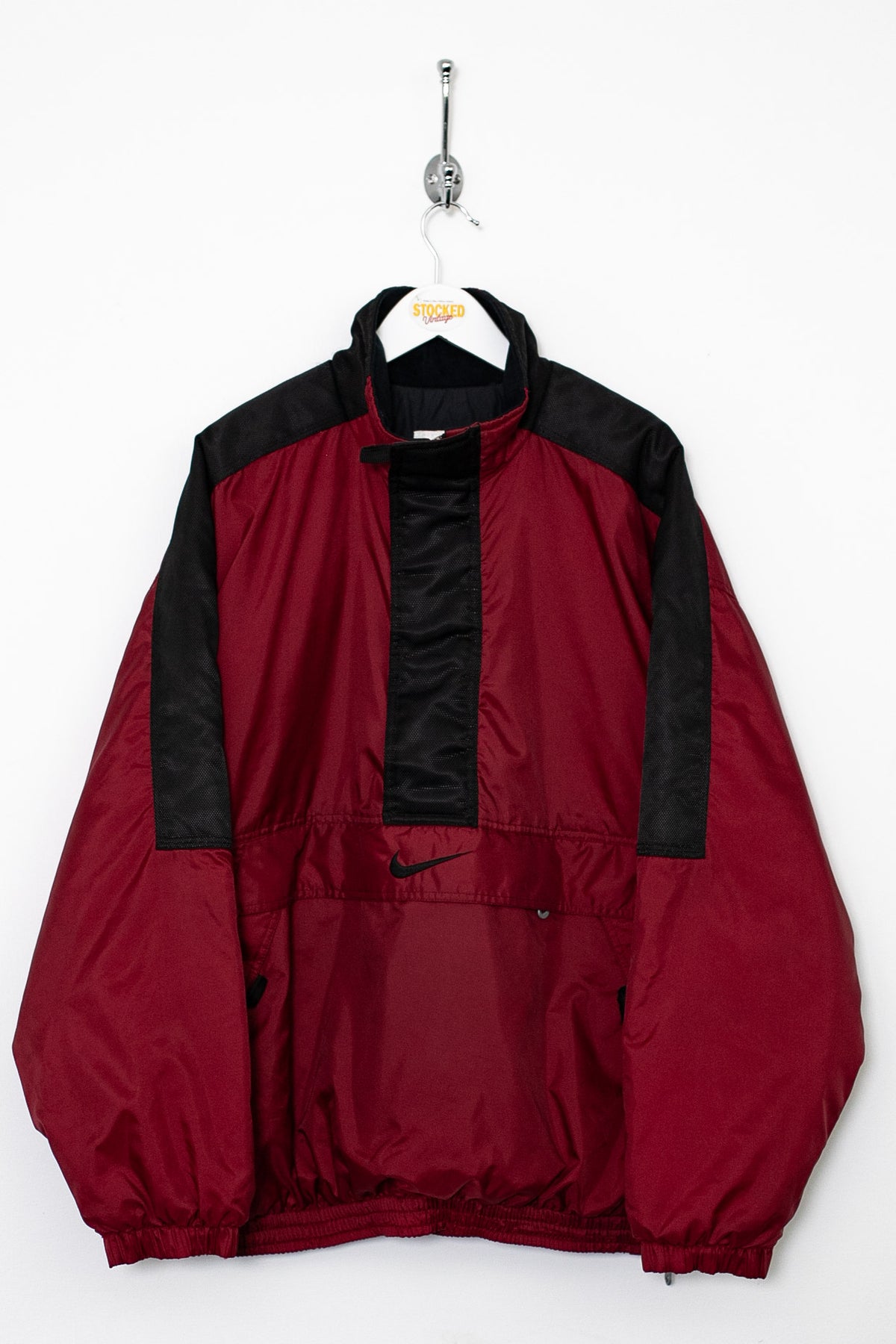 90s Nike 1/4 Zip Padded Jacket (L)