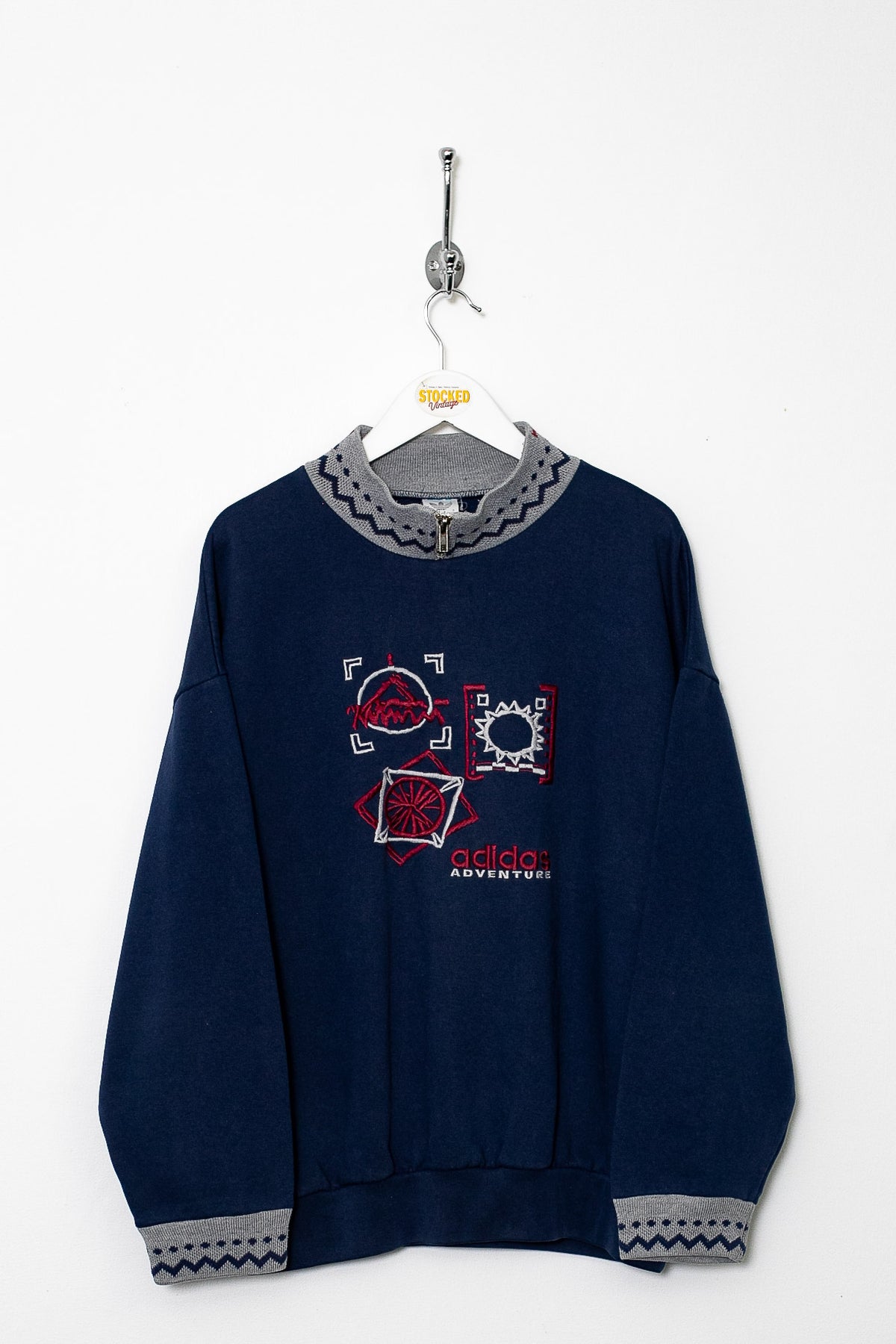 Rare 90s Adidas Adventure 1/4 Zip Sweatshirt (M)