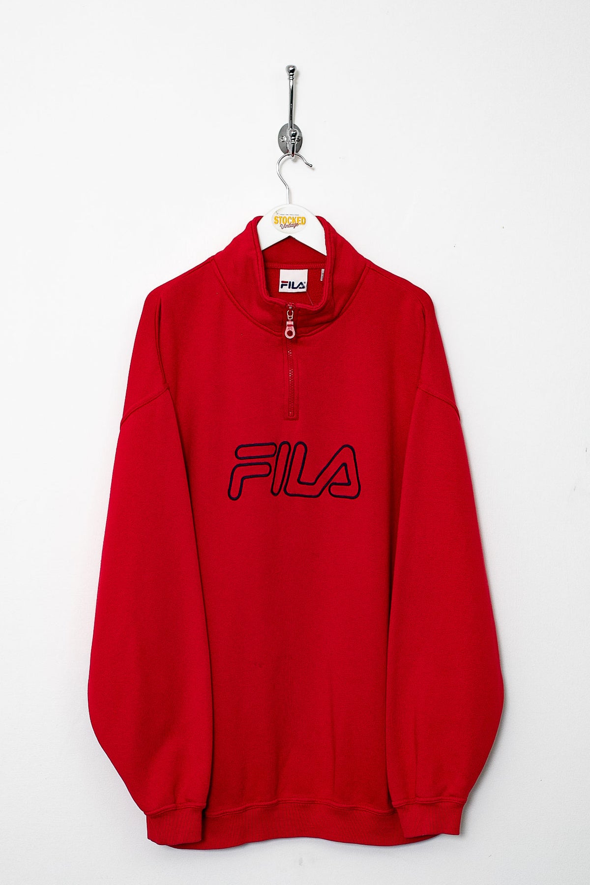00s Fila 1/4 Zip Sweatshirt (XL)