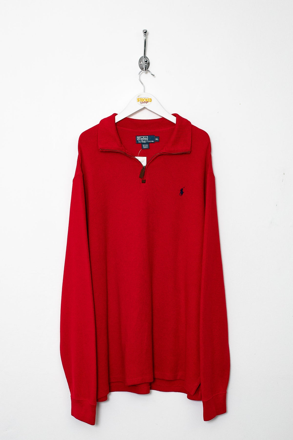 00s Ralph Lauren 1/4 Zip Sweatshirt (XL)