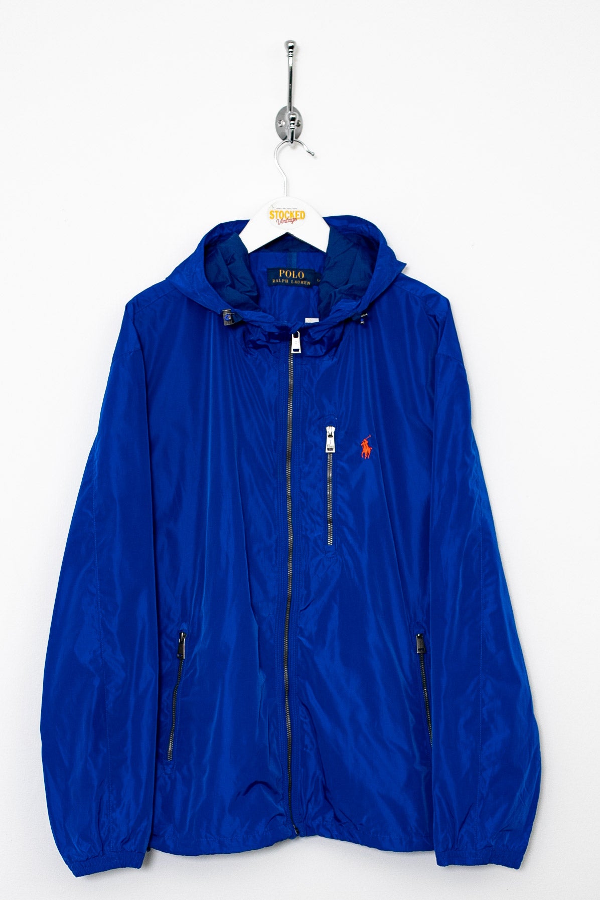 Polo ralph lauren men's online nylon hooded windbreaker jacket