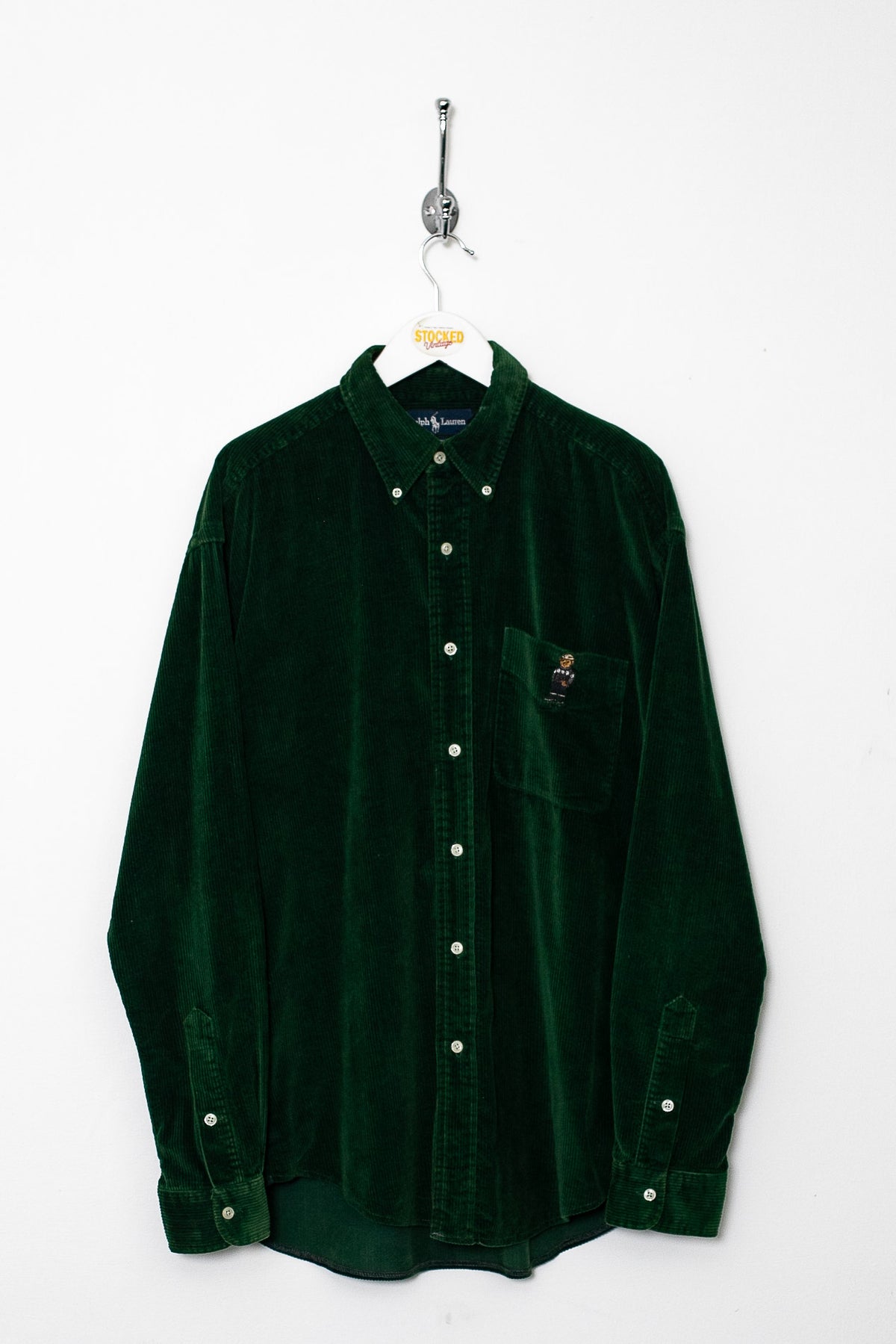 90s Ralph Lauren Polo Bear Corduroy Shirt (L)