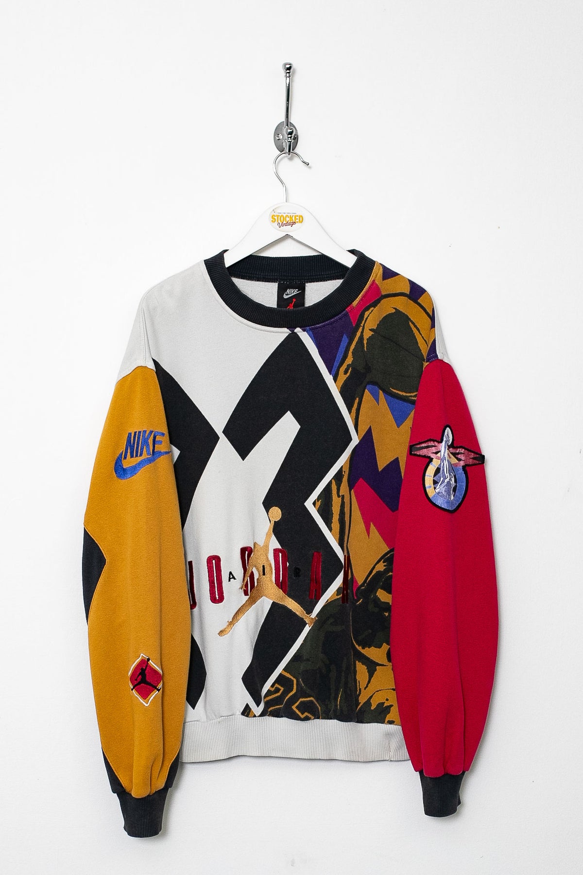 Rare 90s Nike Jordan AOP Sweatshirt (M)