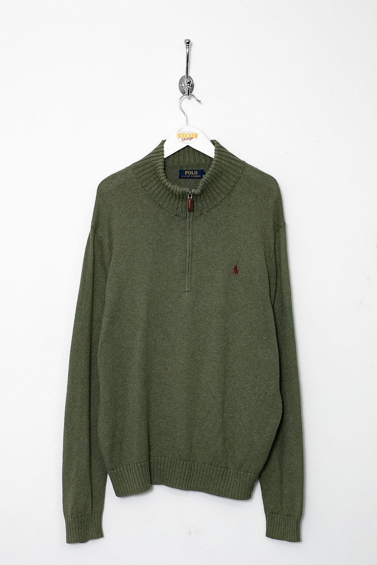 Ralph Lauren 1/4 Zip Knit Jumper (L)