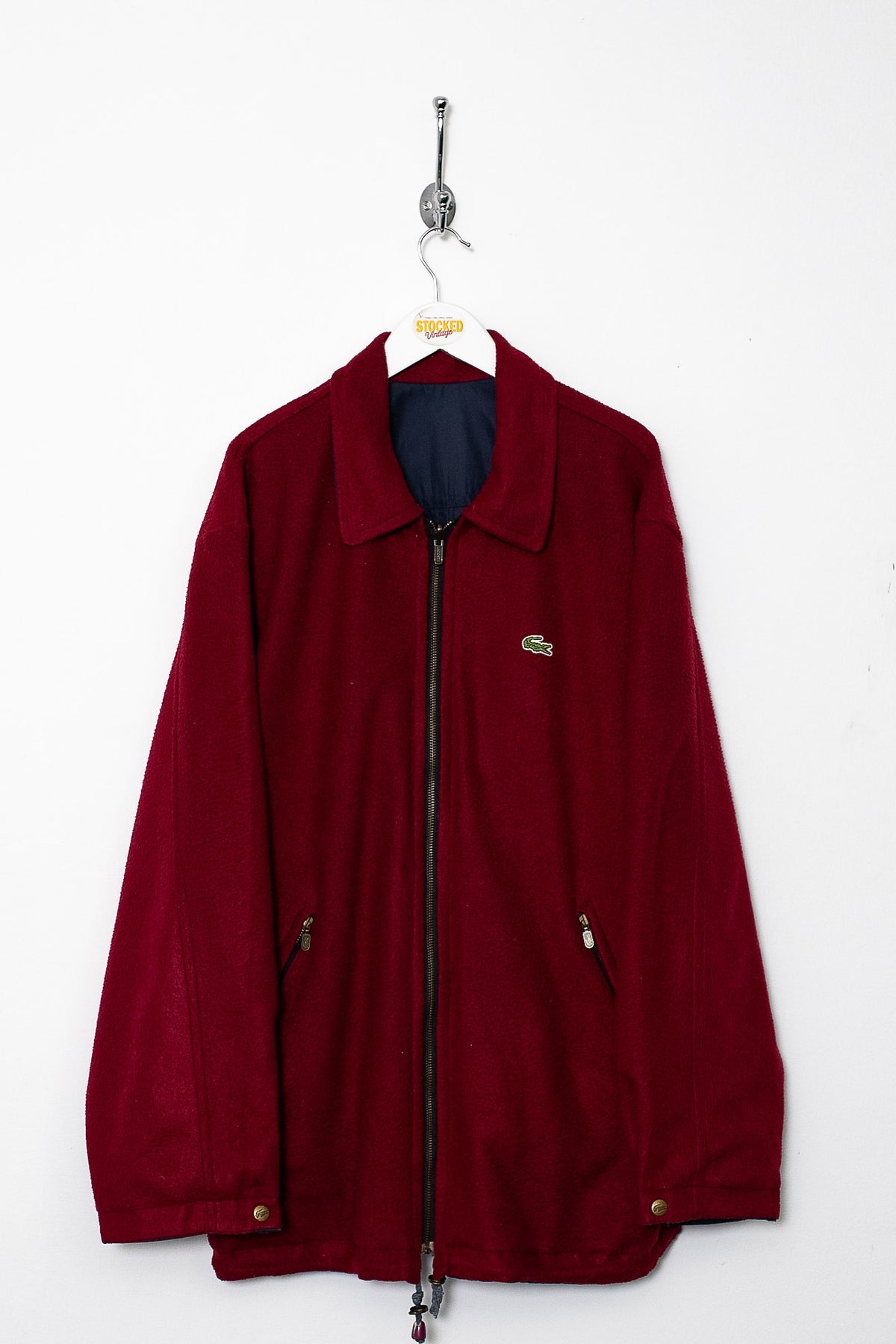 90s Lacoste Reversible Fleece Jacket (XL)