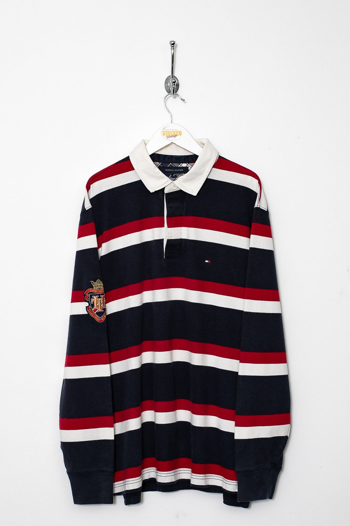 00s Tommy Hilfiger Rugby Shirt (L)