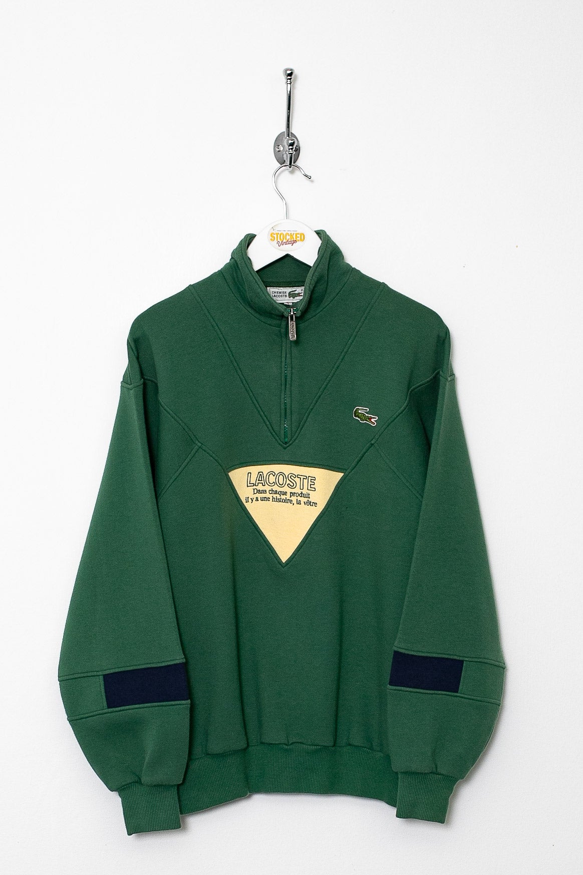 90s Lacoste 1/4 Zip Sweatshirt (S)