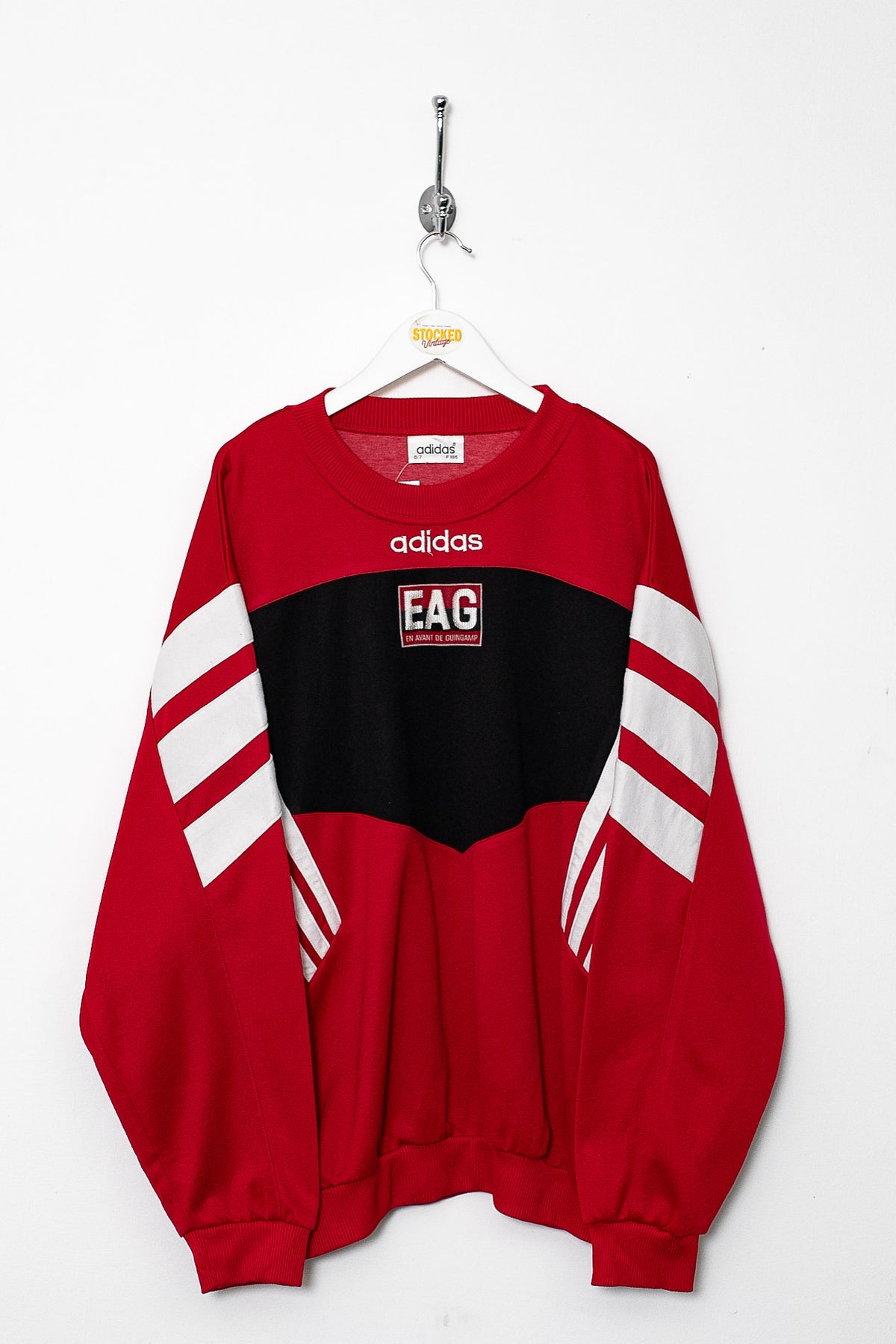 Rare 90s Adidas En Avant Guingamp Training Sweatshirt (L)
