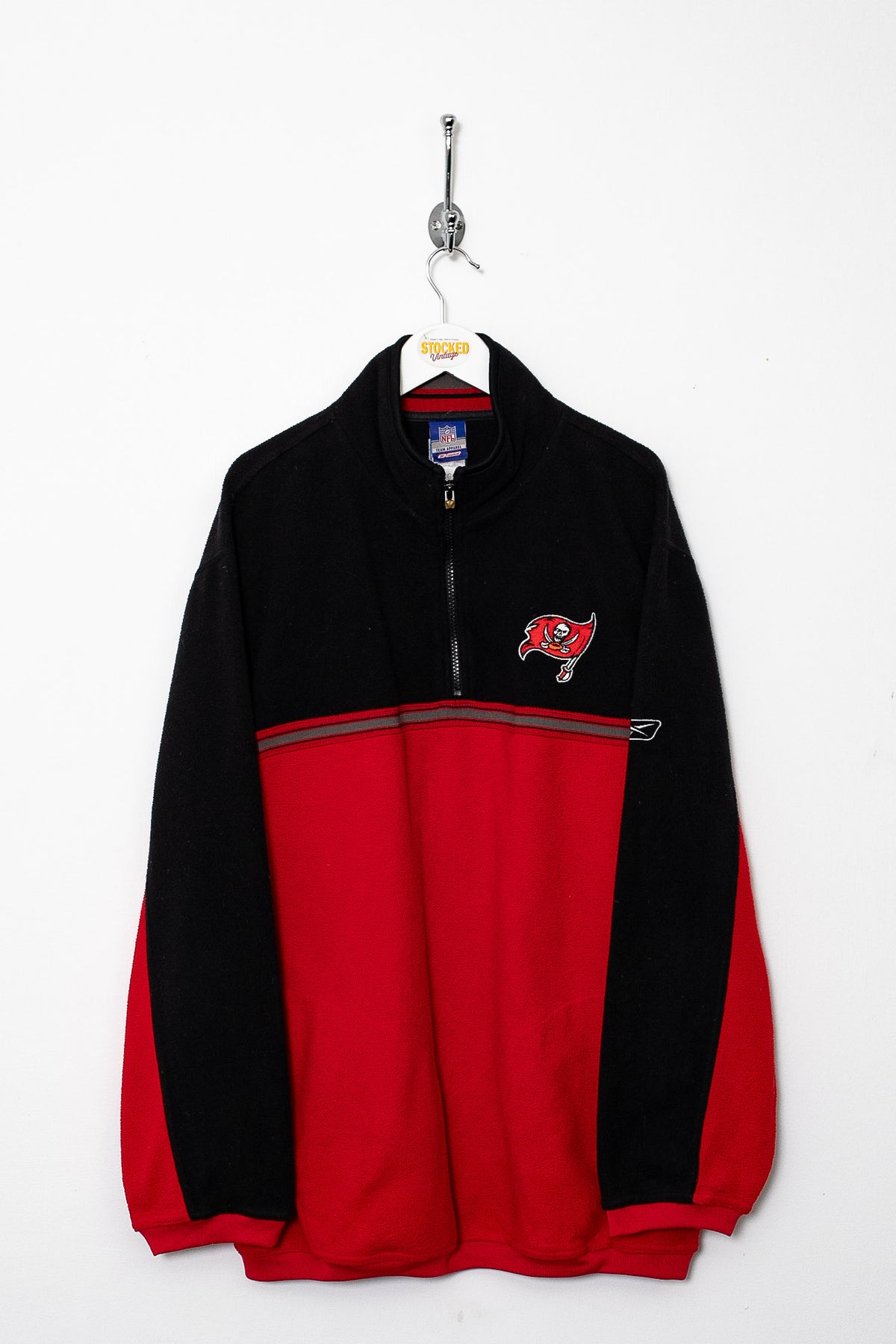 00s Reebok NFL Tampa Bay Buccaneers 1/4 Zip Fleece (L)