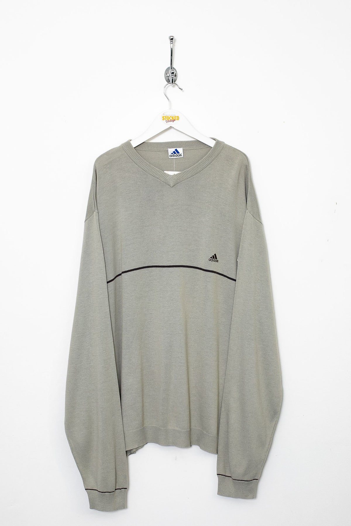 00s Adidas Knit Jumper (XXL)