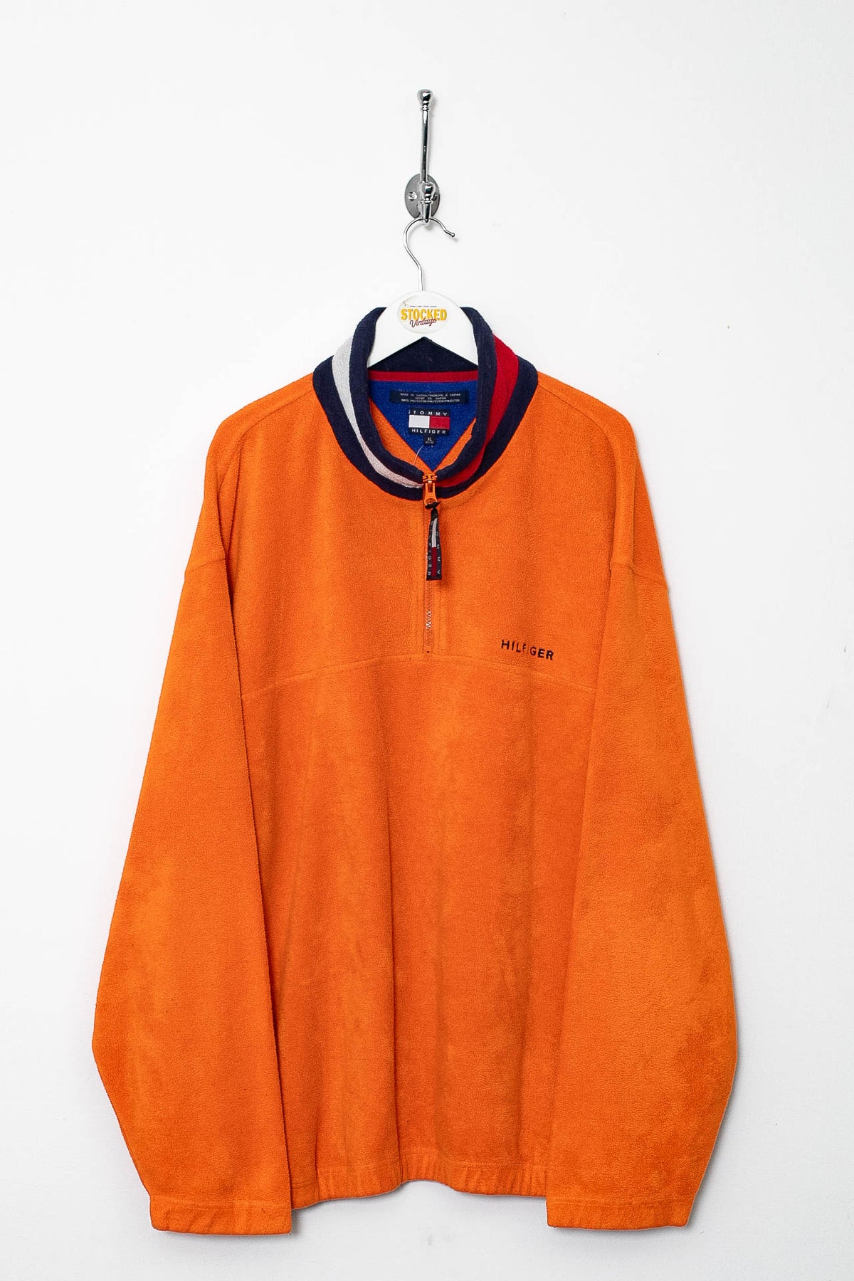 90s Tommy Hilfiger 1/4 Zip Fleece (XL)