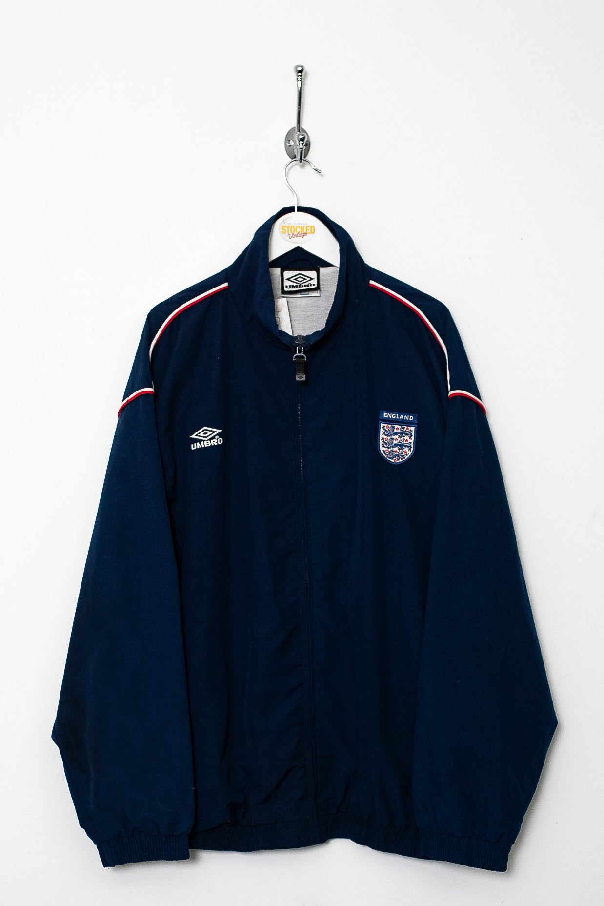 00s Umbro England Training Jacket (L) – Stocked Vintage