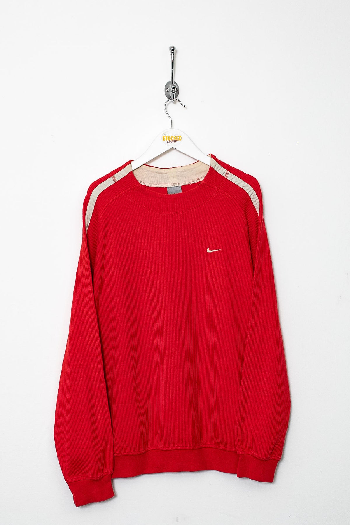 00s Nike Ribbed Sweatshirt (M)