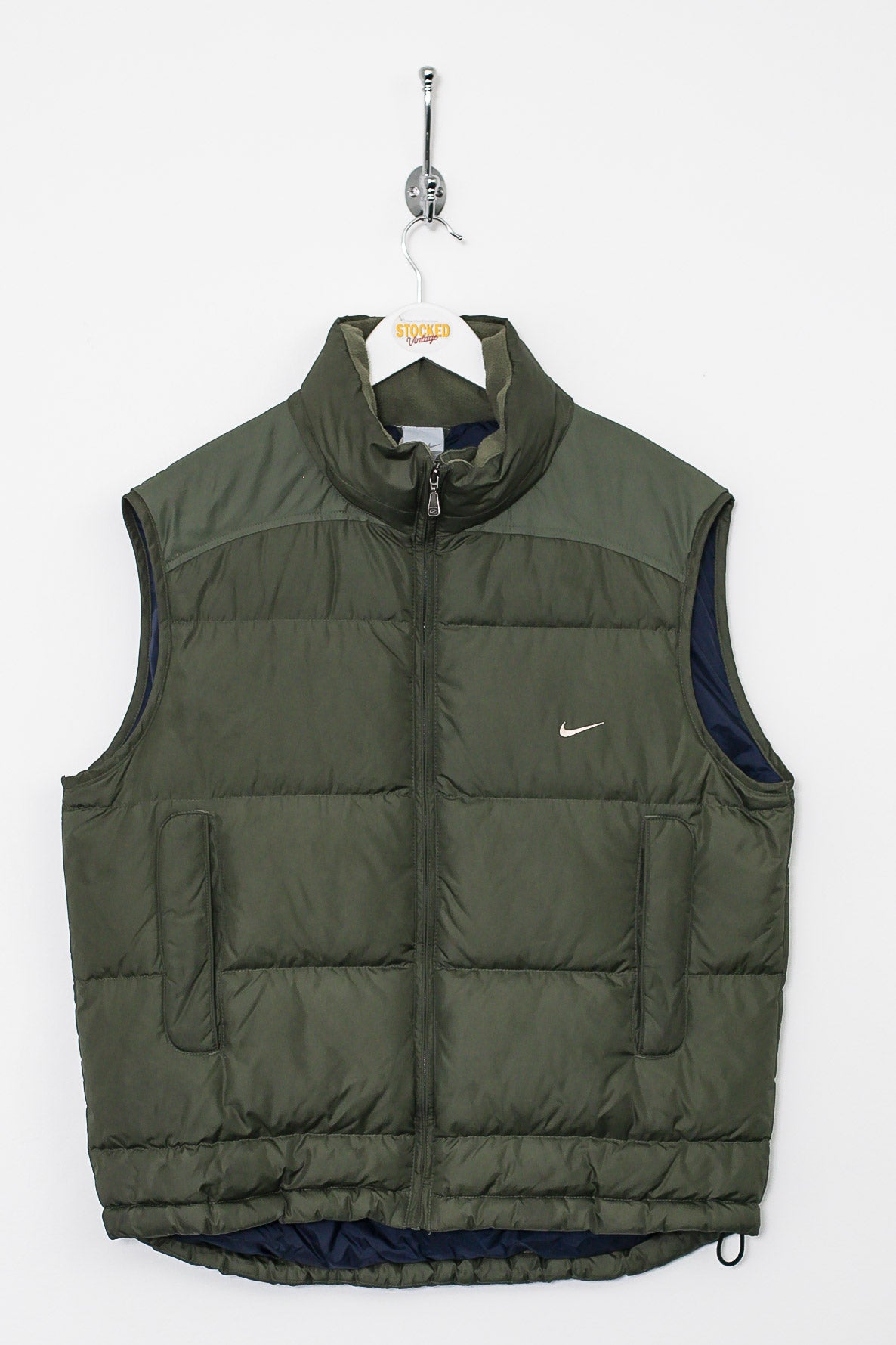 00s Nike Grey Puffer Vest