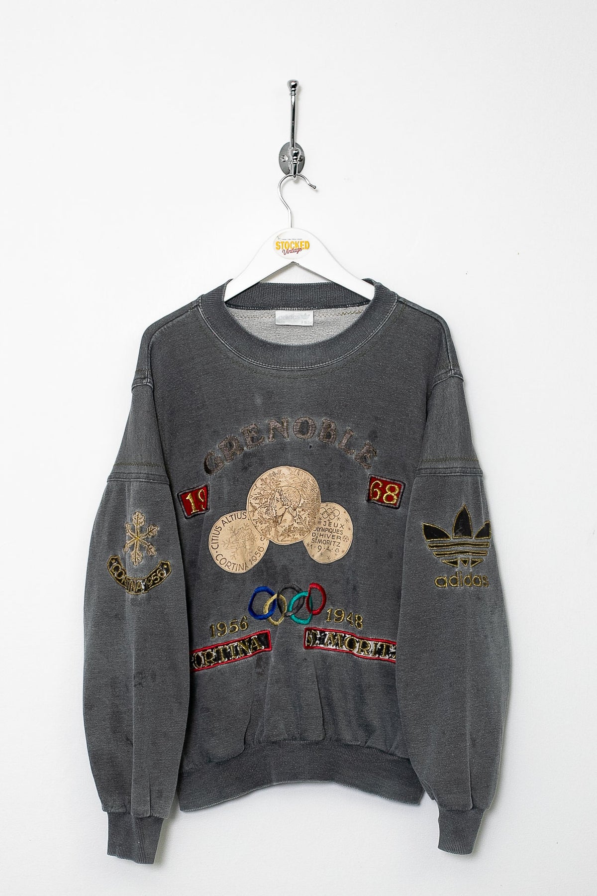 Rare 90s Adidas Olympics Sweatshirt (S)