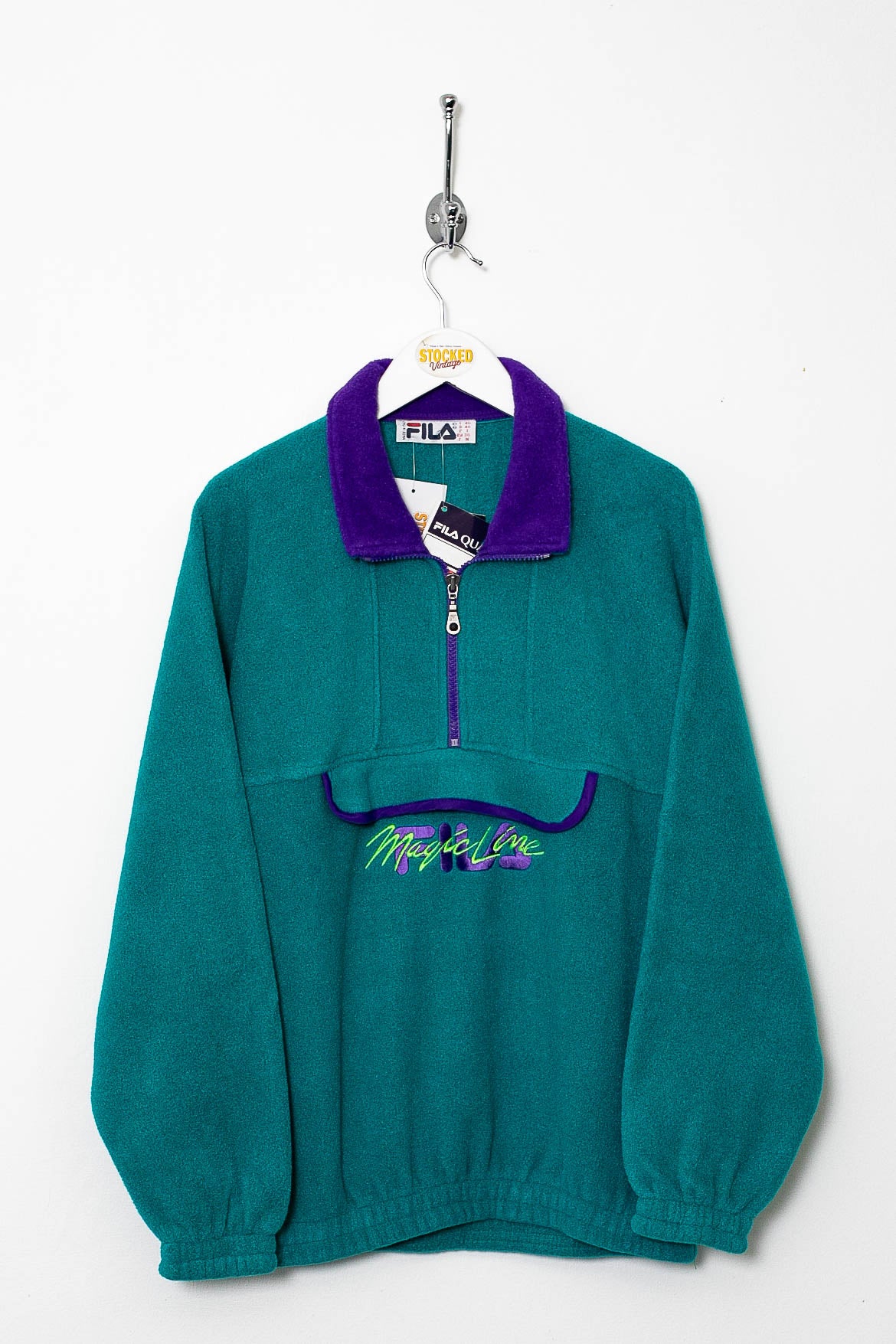 90s Fila Magic Line 1/4 Zip Fleece (M)