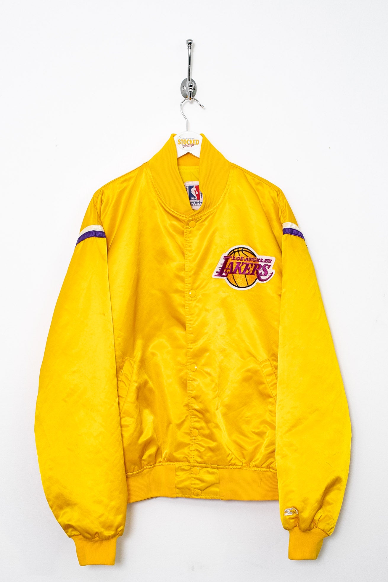 Vintage Starter NBA Los 2024 Angeles Lakers jacket pullover coat