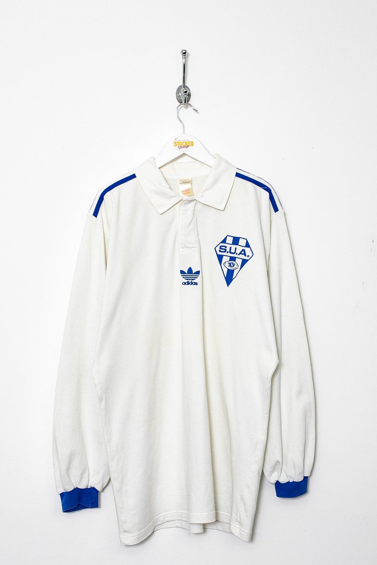 90s Adidas Rugby Shirt (L)