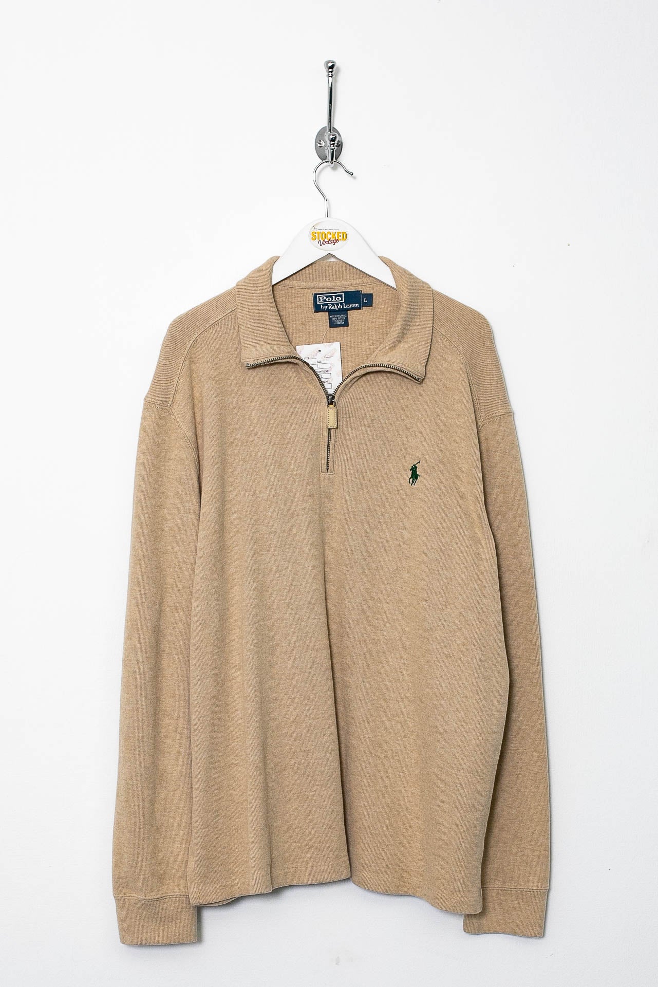 00s Ralph Lauren 1/4 Zip Sweatshirt (L) – Stocked Vintage