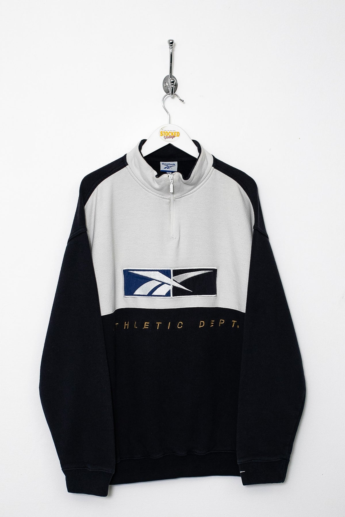 00s Reebok 1/4 Zip Sweatshirt (M)