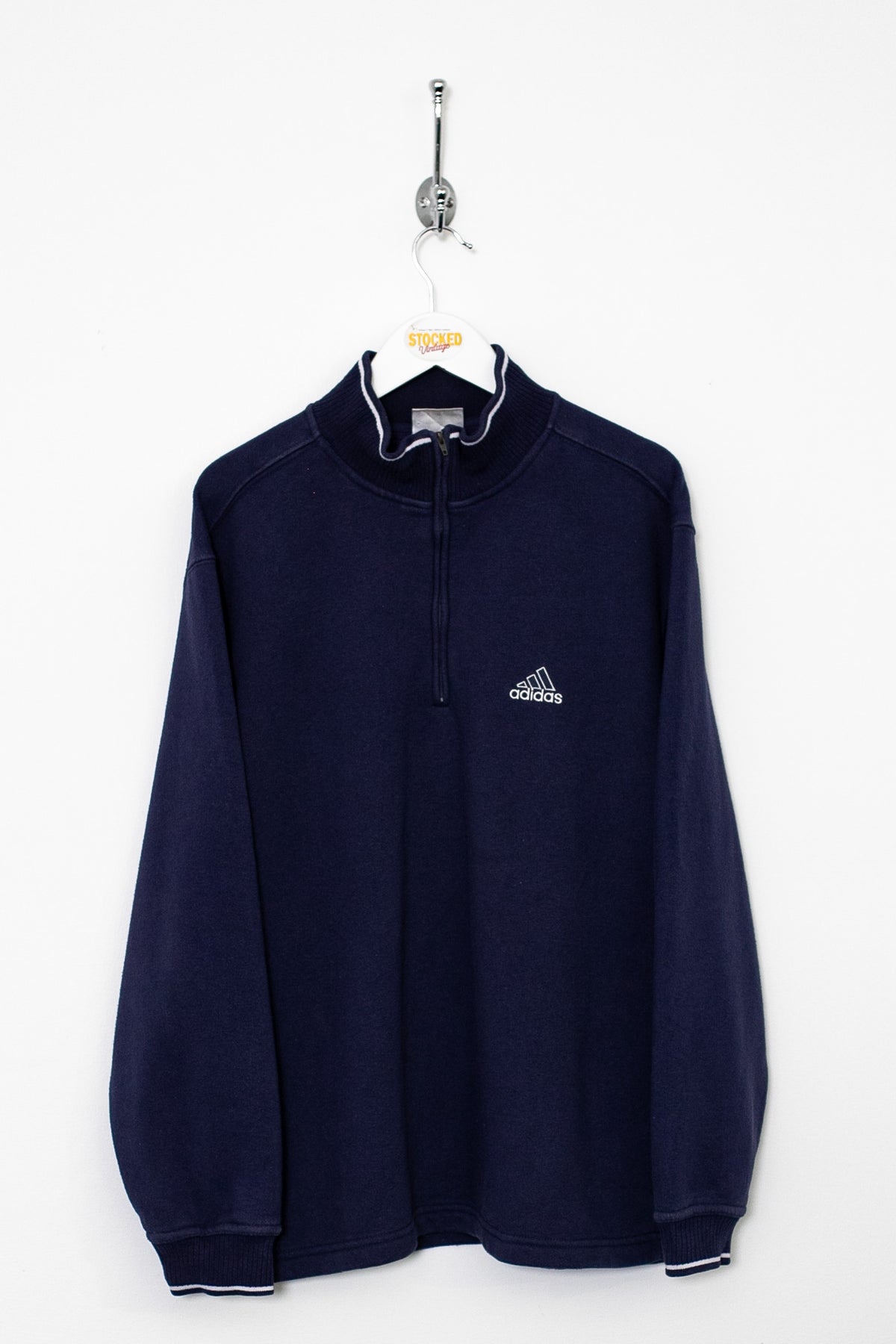 00s Adidas 1/4 Zip Sweatshirt (M)