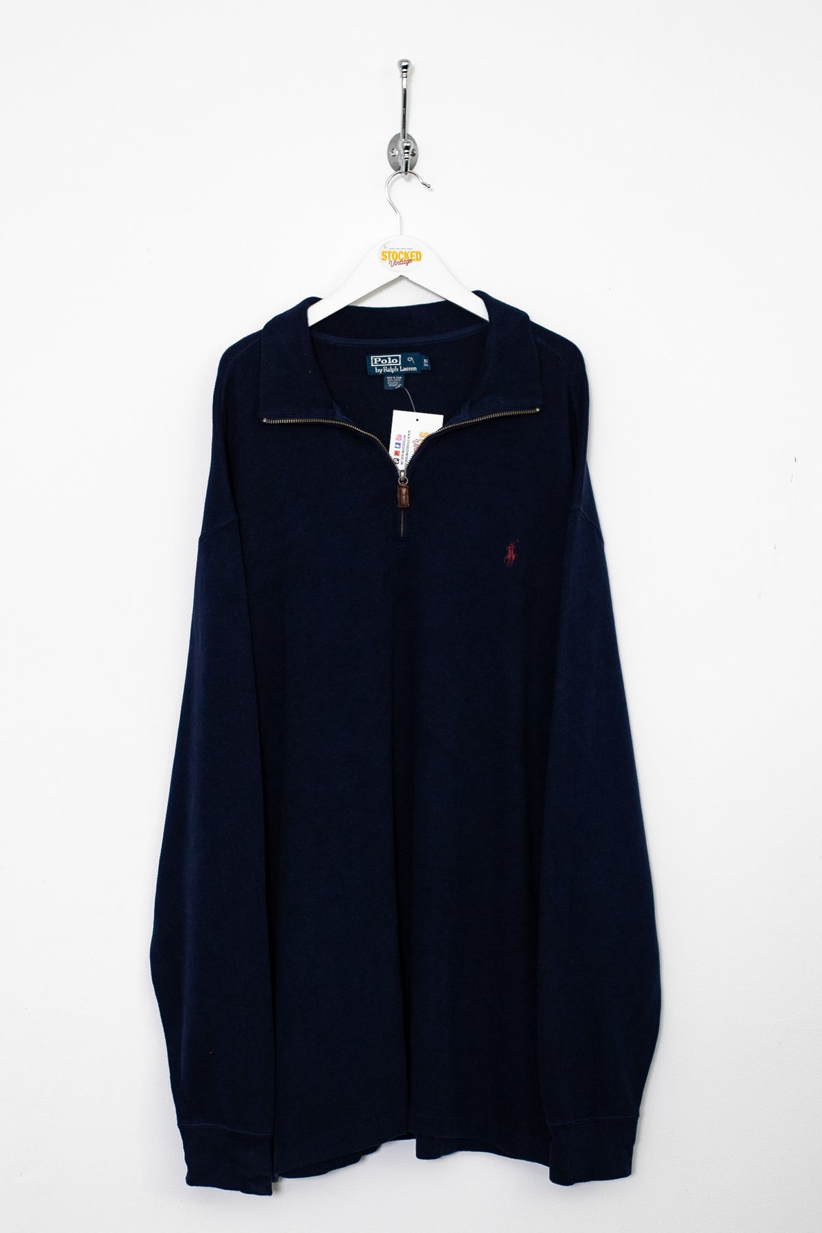 00s Ralph Lauren 1/4 Zip Sweatshirt (XLT)