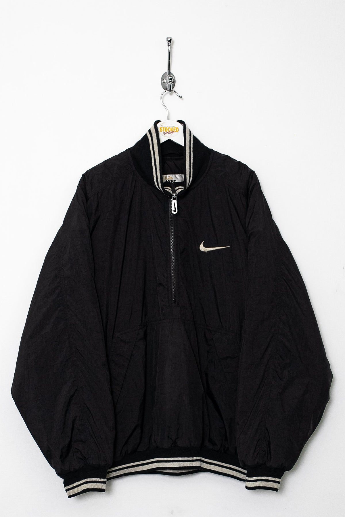 90s Nike 1/4 Zip Padded Coat (L)