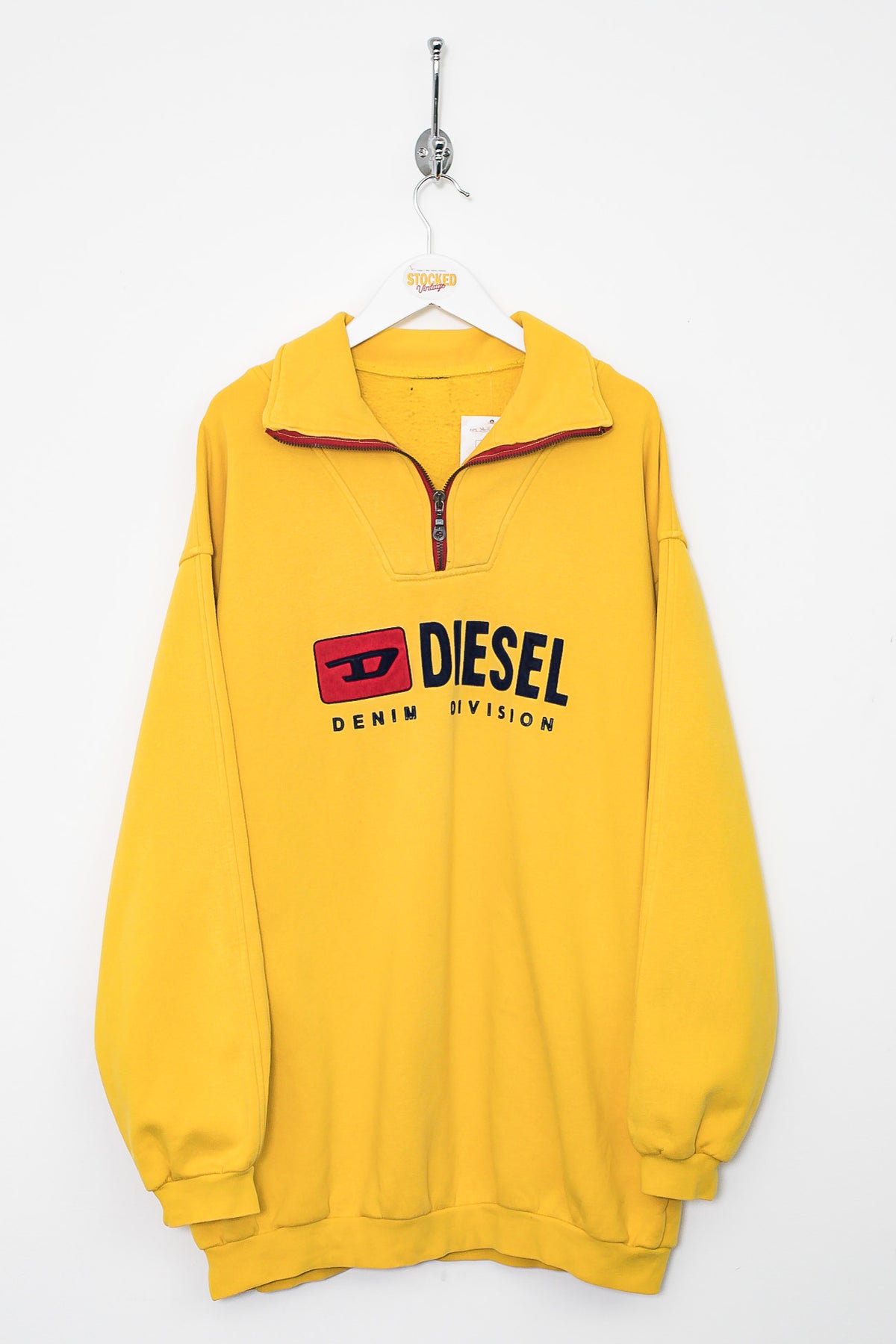 00s Diesel 1/4 Zip Sweatshirt (XL)