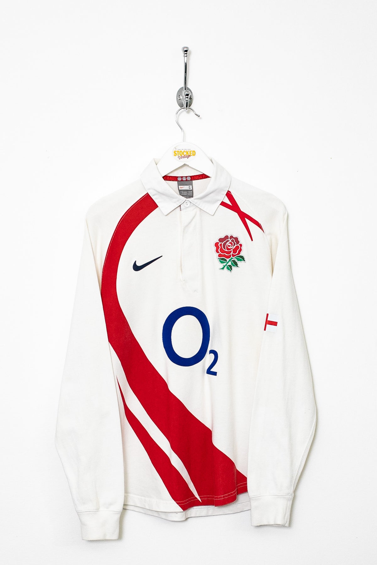 00s Nike England Rugby Shirt (S)