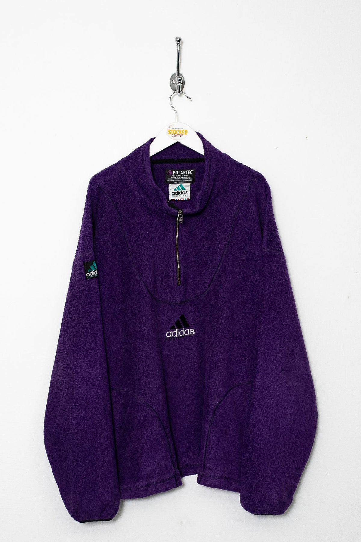 Rare 90s Adidas Equipment 1/4 Zip fleece (L)