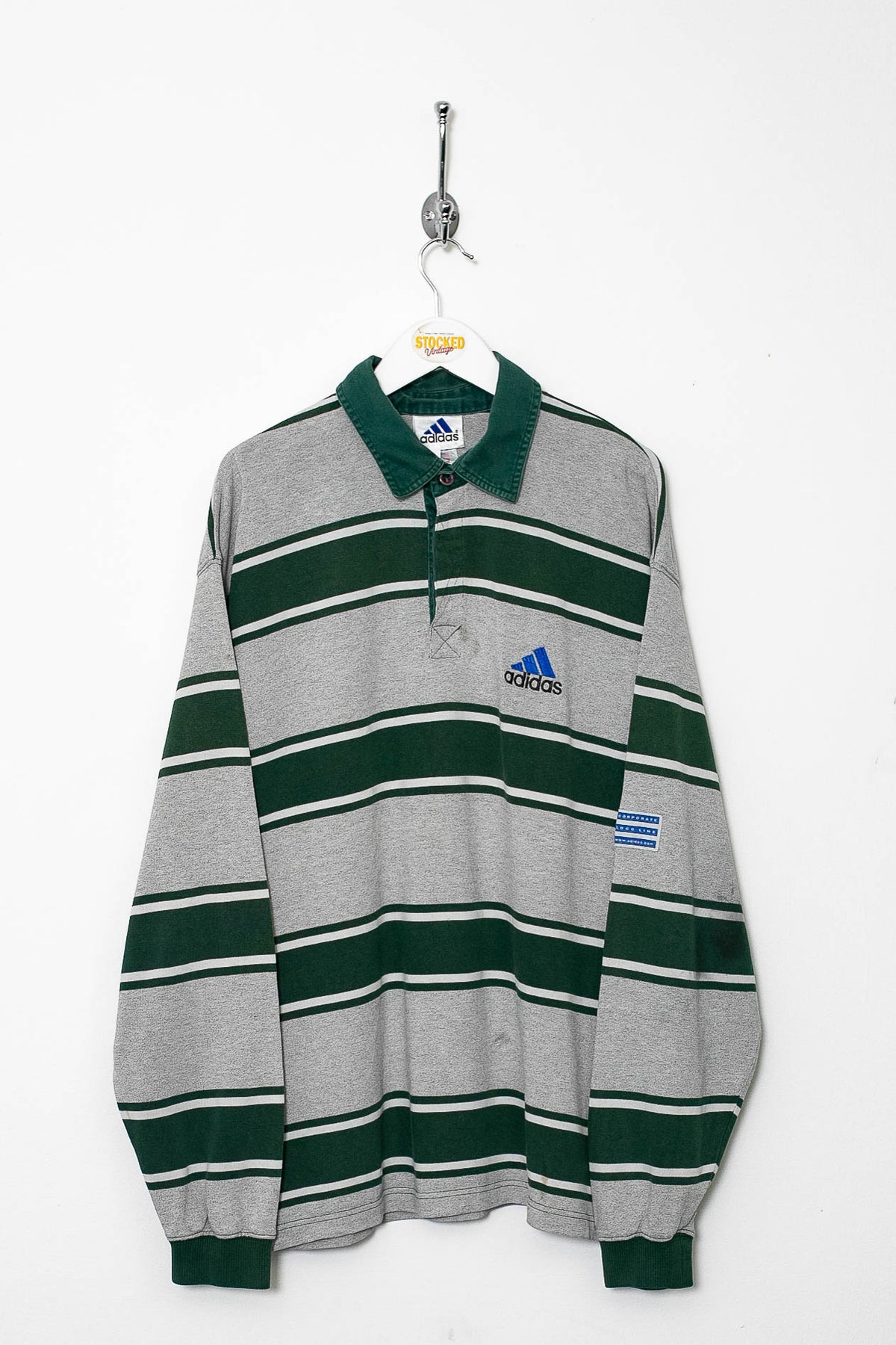 00s Adidas Rugby Shirt (M)