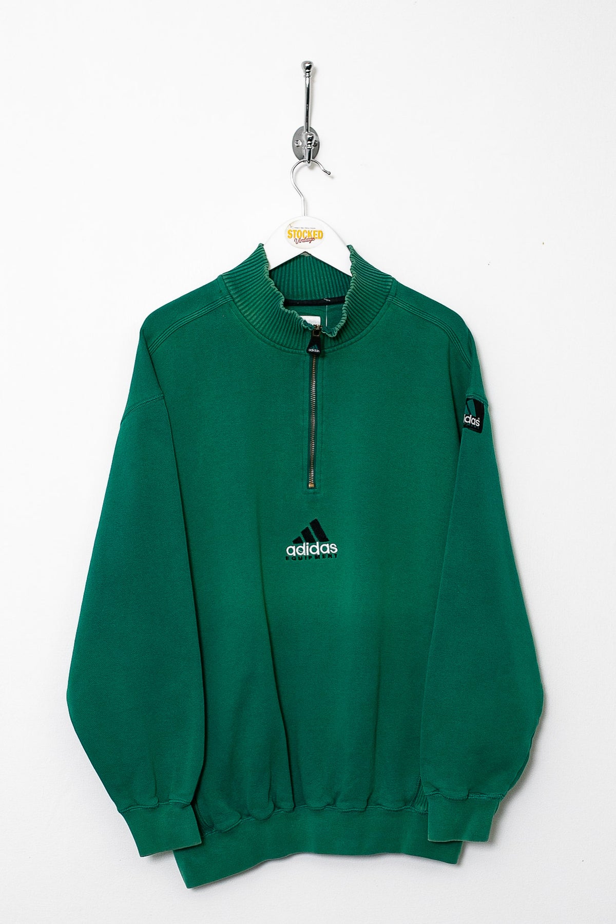 90s Adidas Equipment 1/4 Zip Sweatshirt (L)
