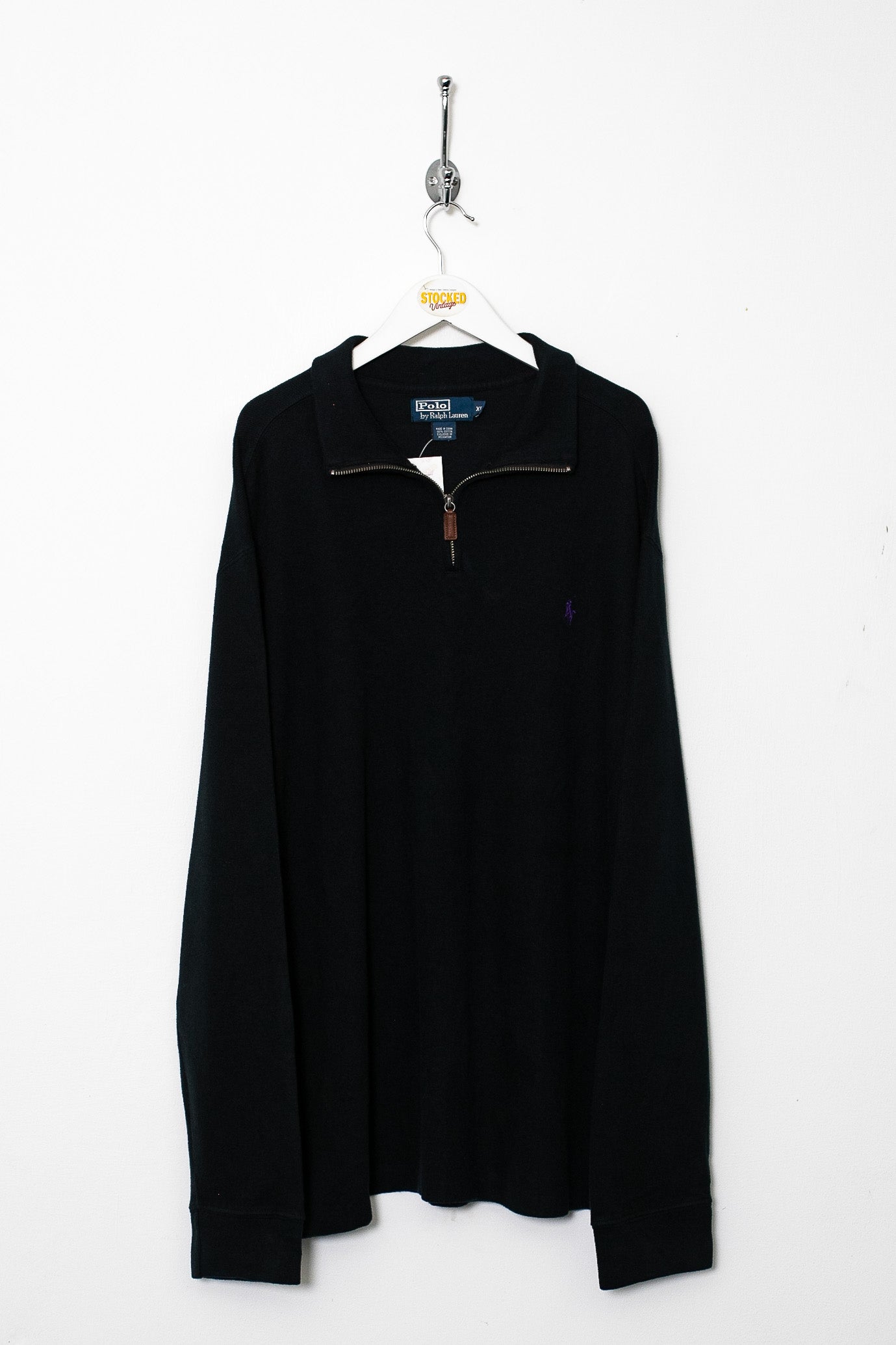 00s Ralph Lauren 1/4 Zip Sweatshirt (XL) – Stocked Vintage