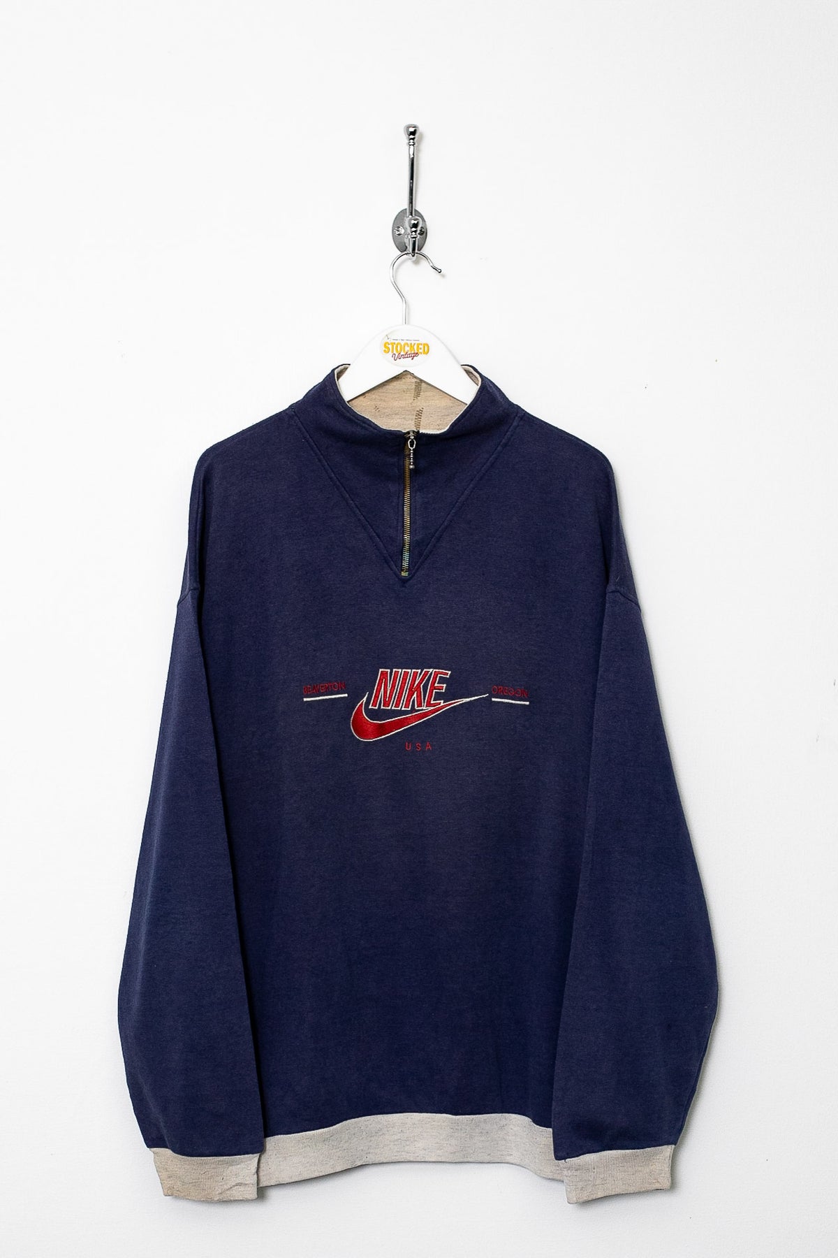 90s Nike 1/4 Zip Sweatshirt (L)