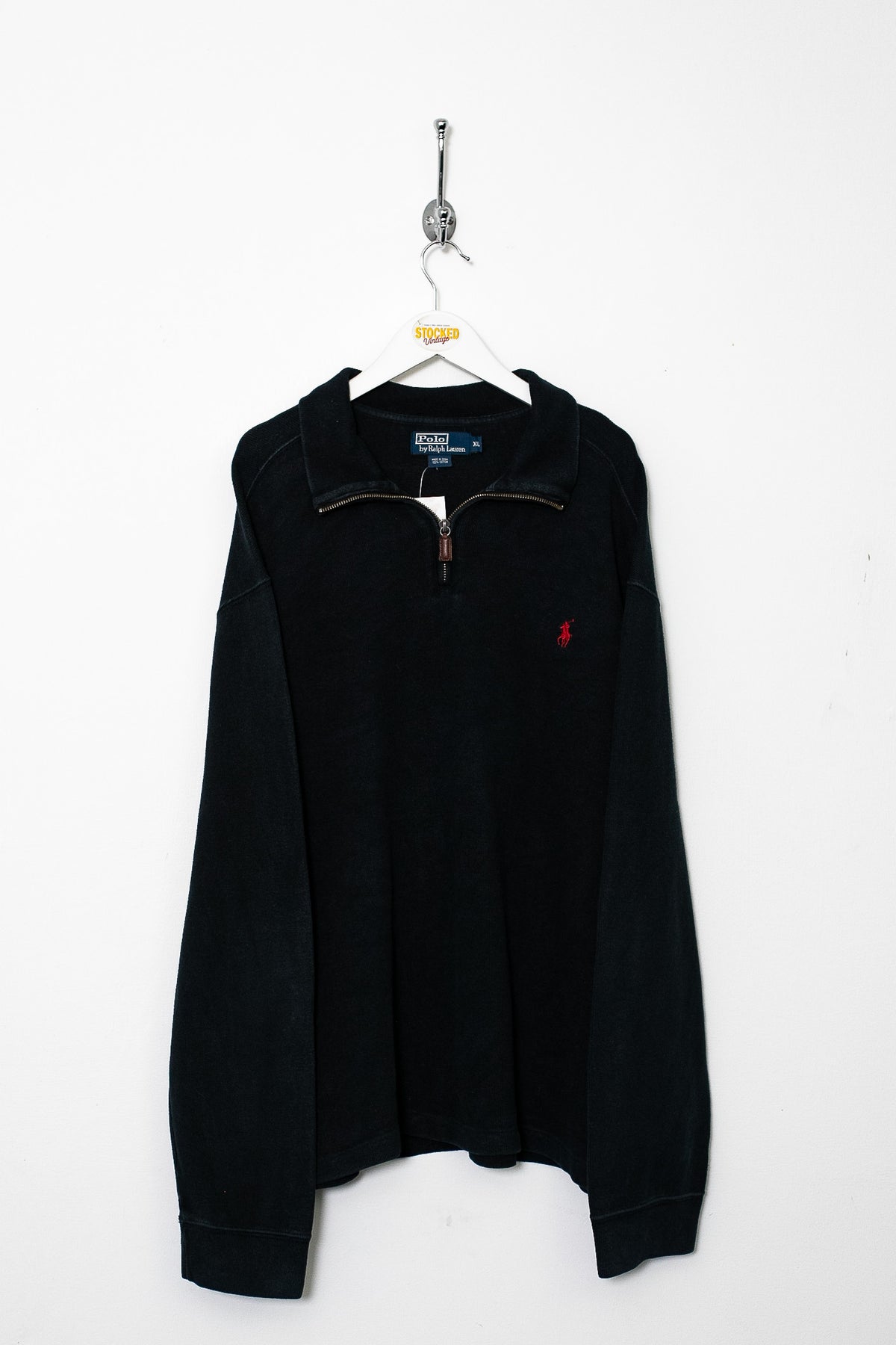 00s Ralph Lauren 1/4 Zip Sweatshirt (XXL)