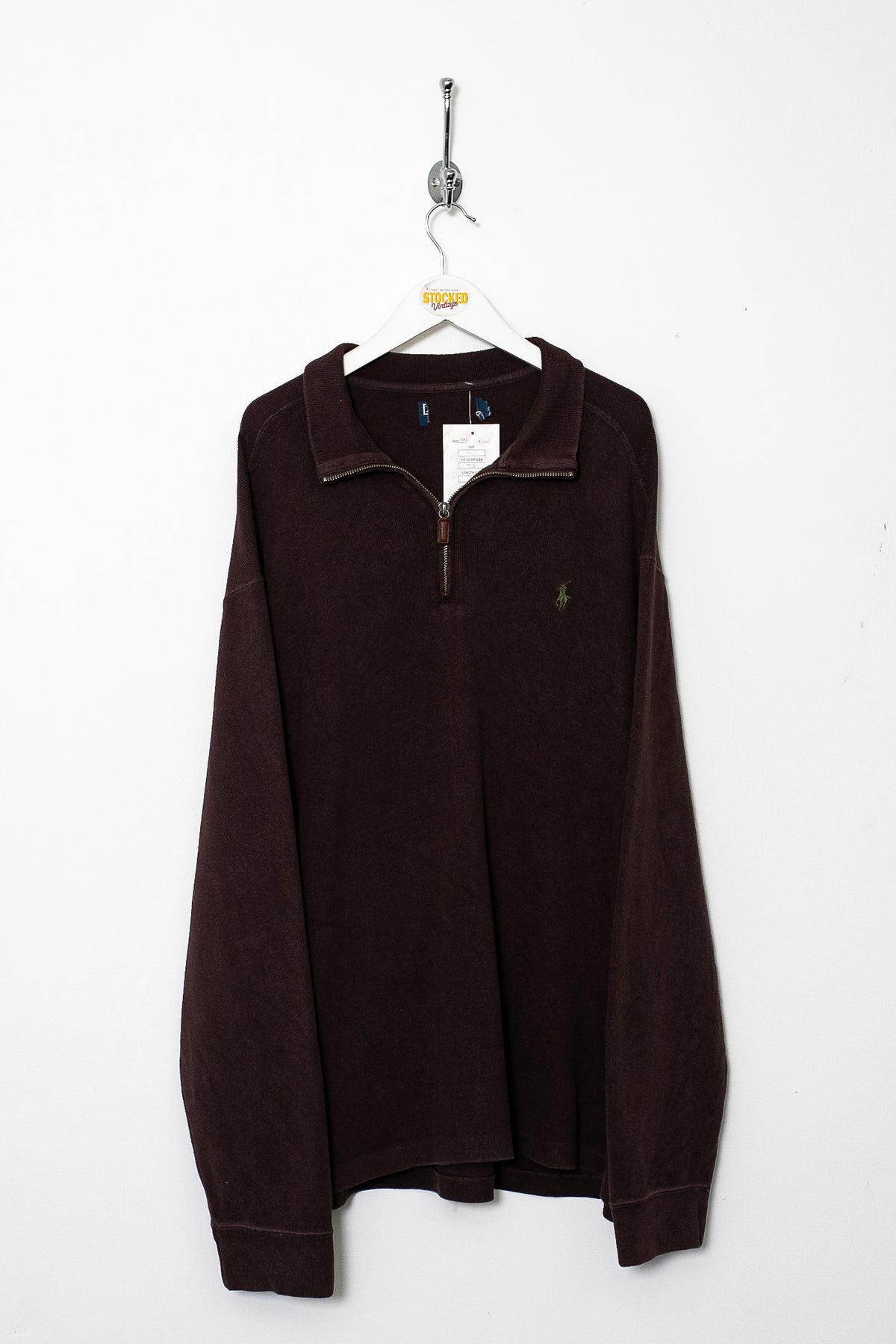 00s Ralph Lauren 1/4 Zip Sweatshirt (XXL)