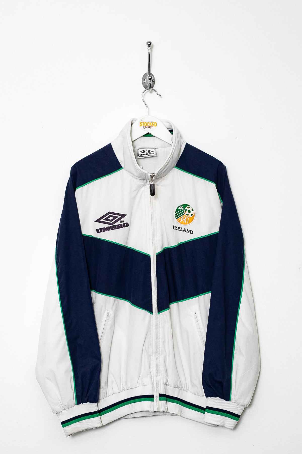 00s Umbro Ireland Football Training Jacket (M)