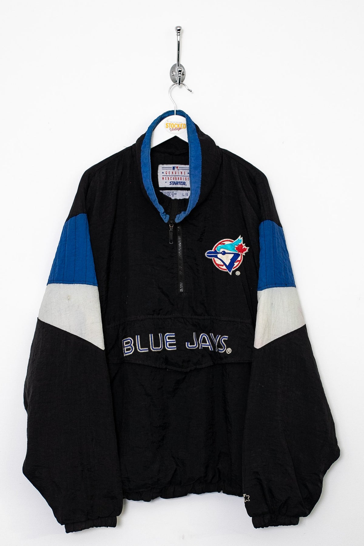 90s Starter MLB Toronto Blue Jays 1/4 Zip Jacket (L)