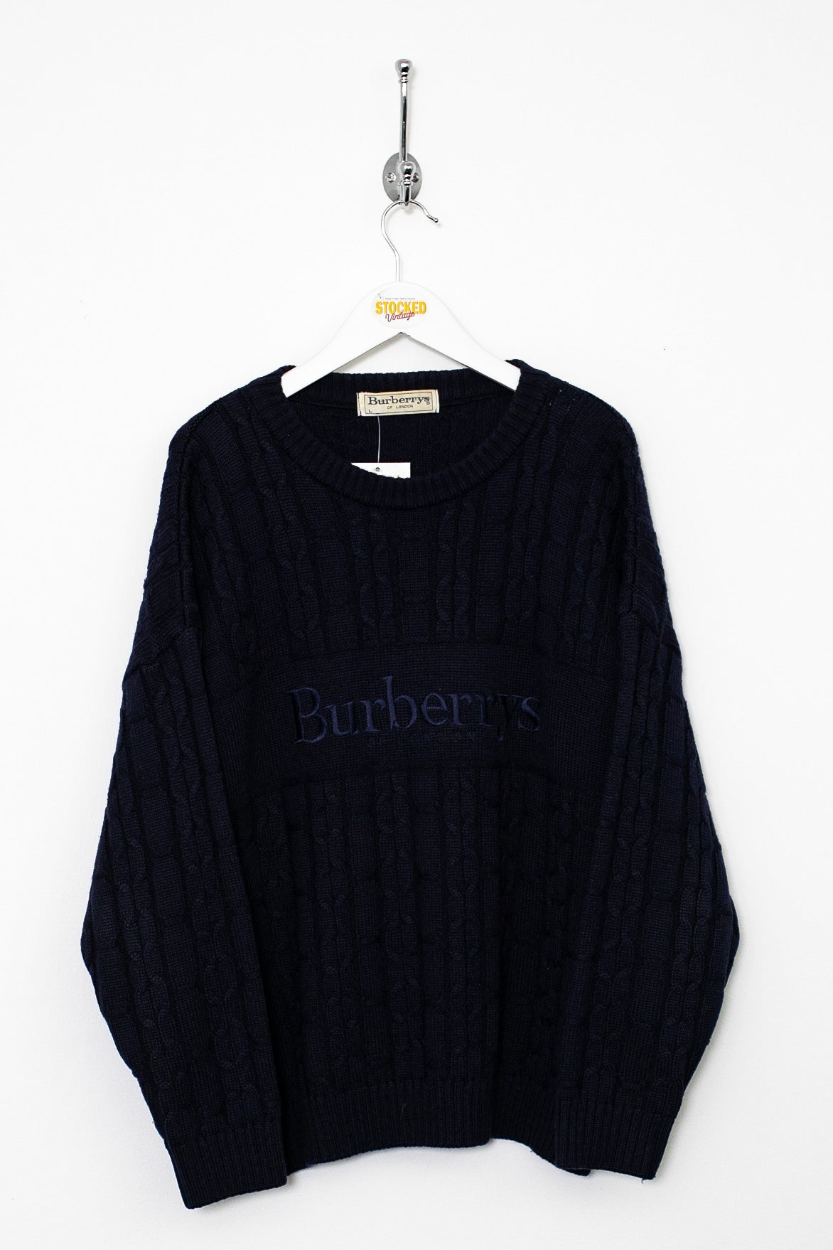 90s Burberry Knit Jumper M Stocked Vintage