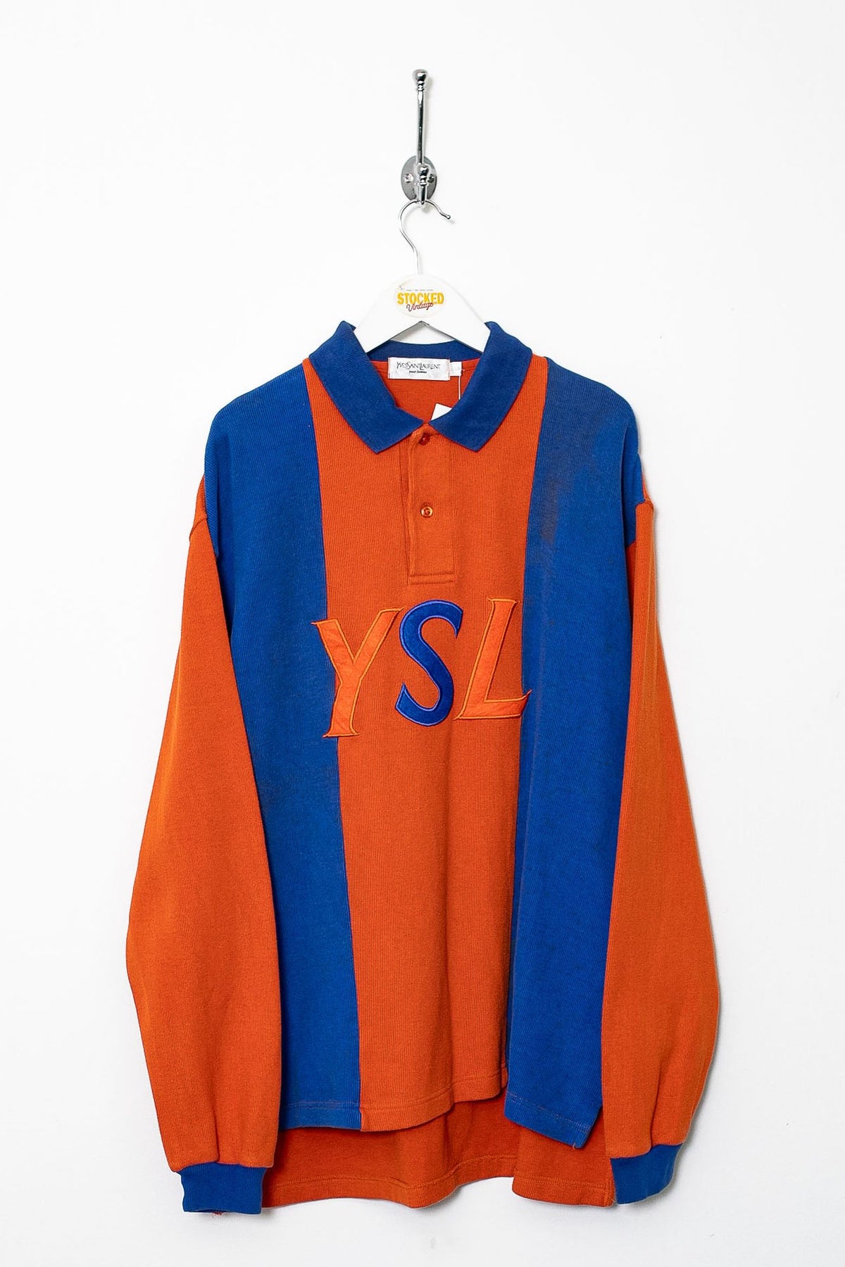 90s Yves Saint Laurent Rugby Shirt (M)