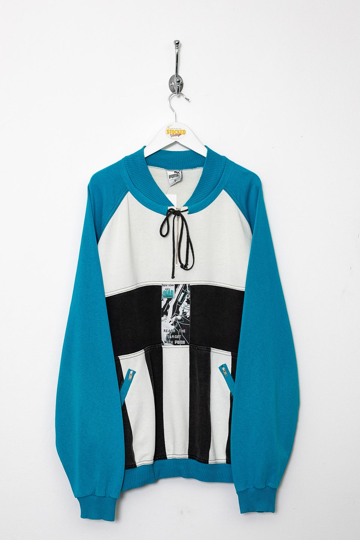 90s Puma 1/4 Zip Sweatshirt (XL)