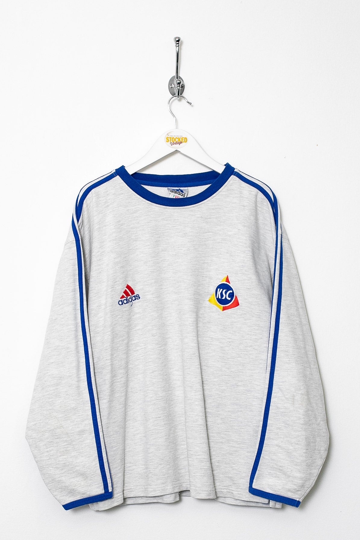 00s Adidas Karlsruher SC Training Sweatshirt (M)