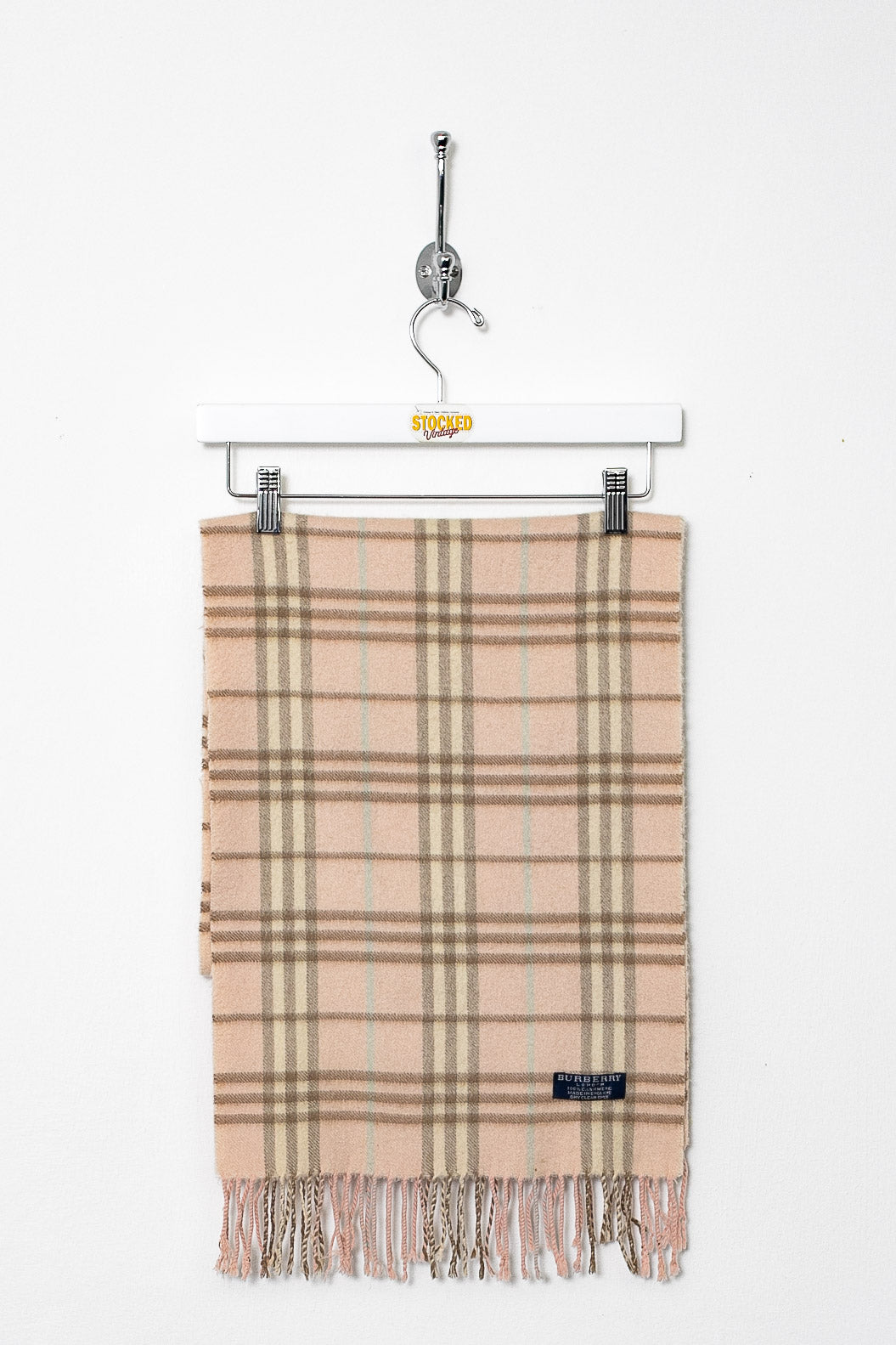 00s Burberry Nova Check Cashmere Scarf