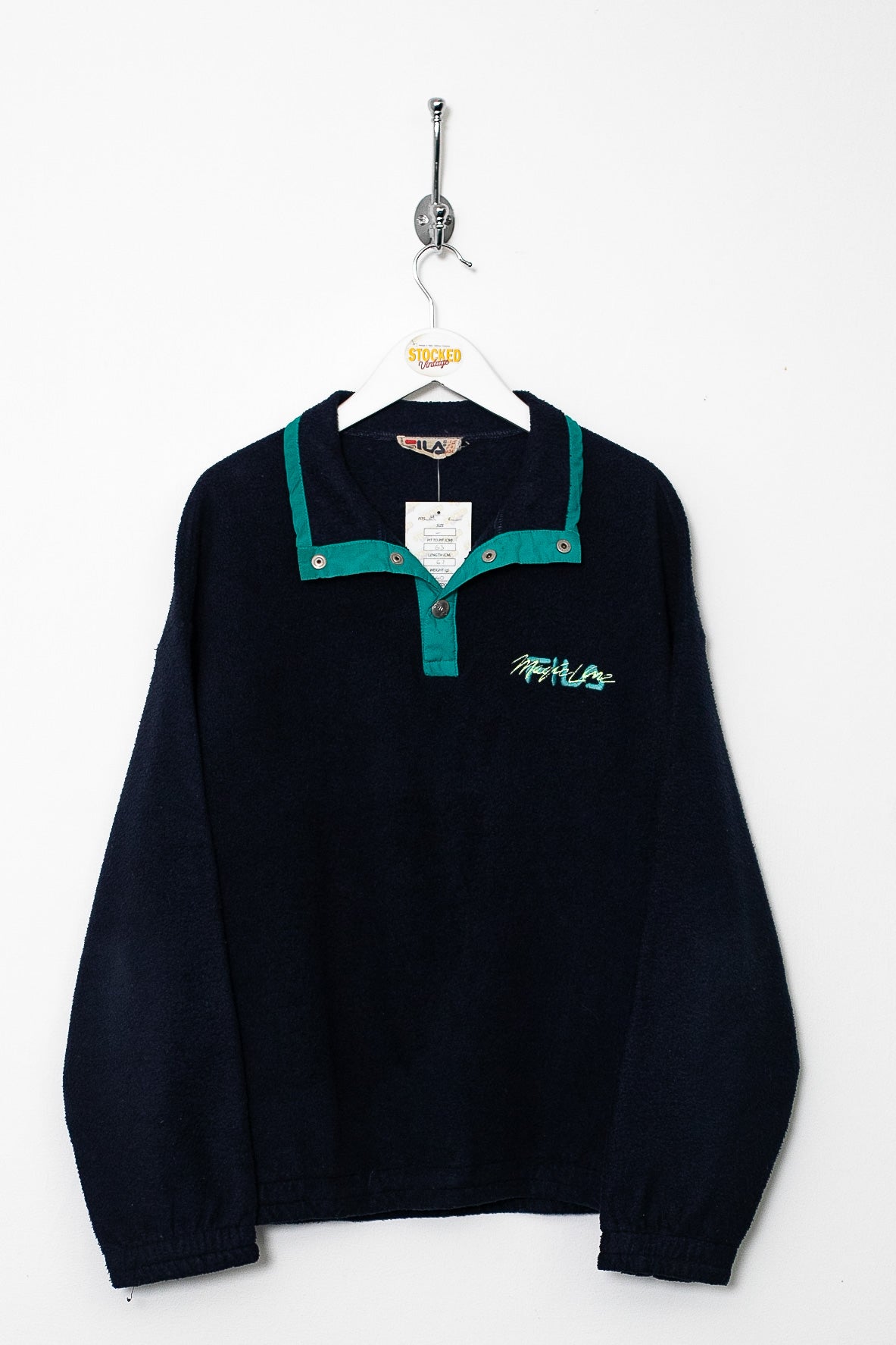 90s Fila Magic Line Popper Fleece (M)