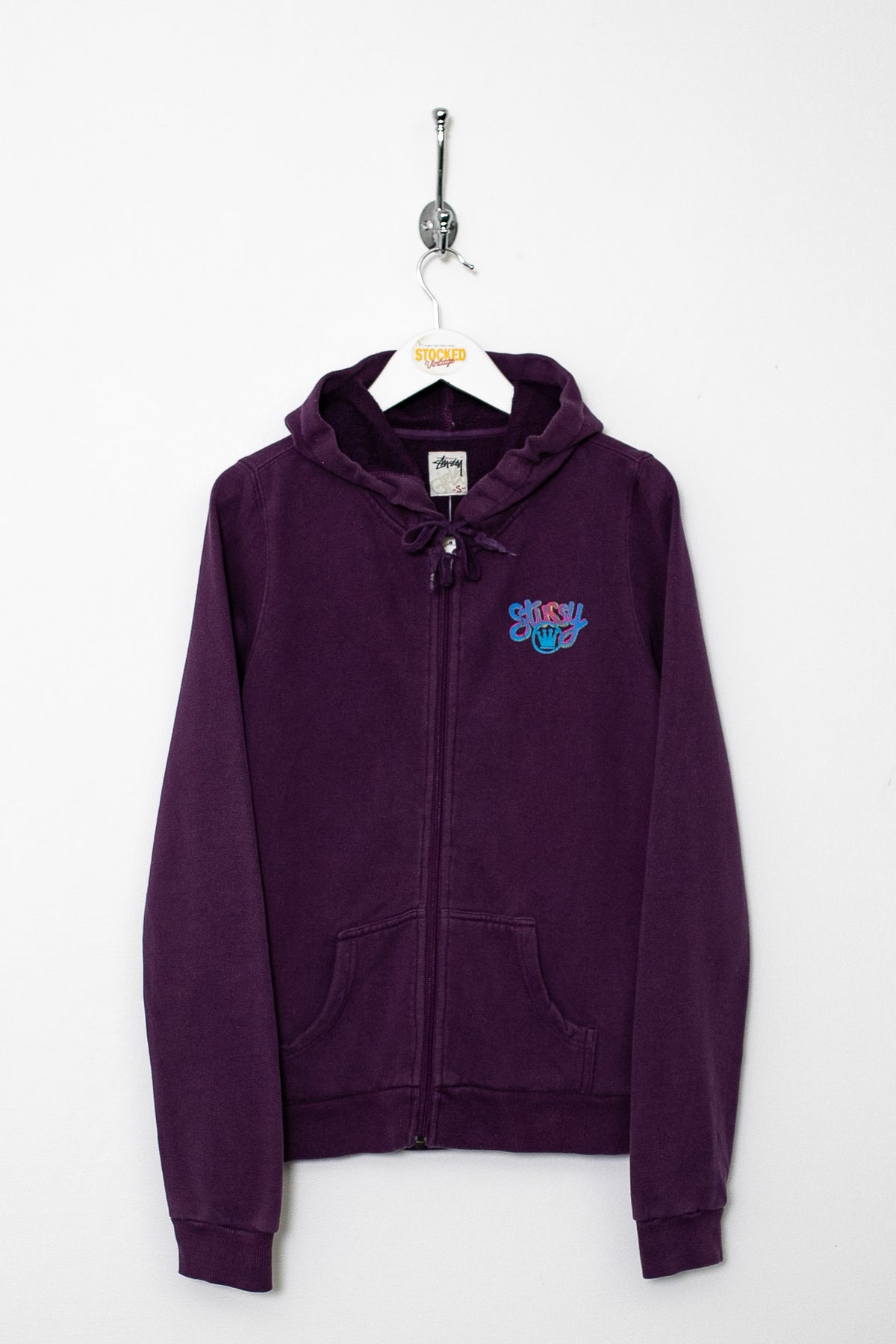 Womens 00s Stussy Zipped Hoodie (S)