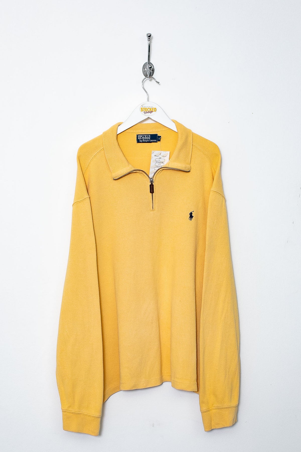 00s Ralph Lauren 1/4 Zip Sweatshirt (L)