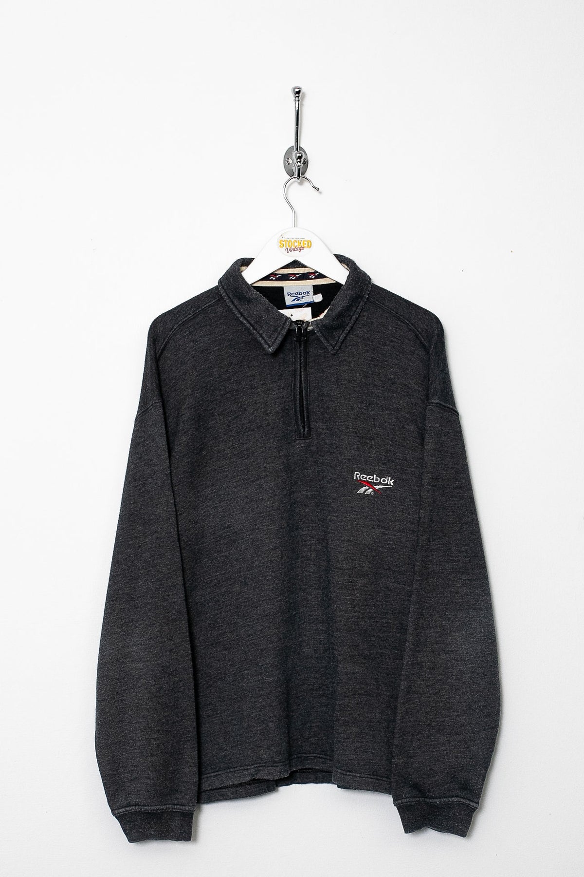 00s Reebok 1/4 Zip Sweatshirt (S)