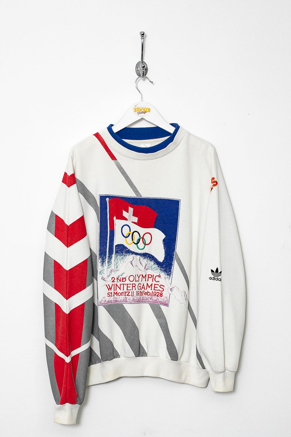 Rare 90s Adidas Olympics Sweatshirt (L)