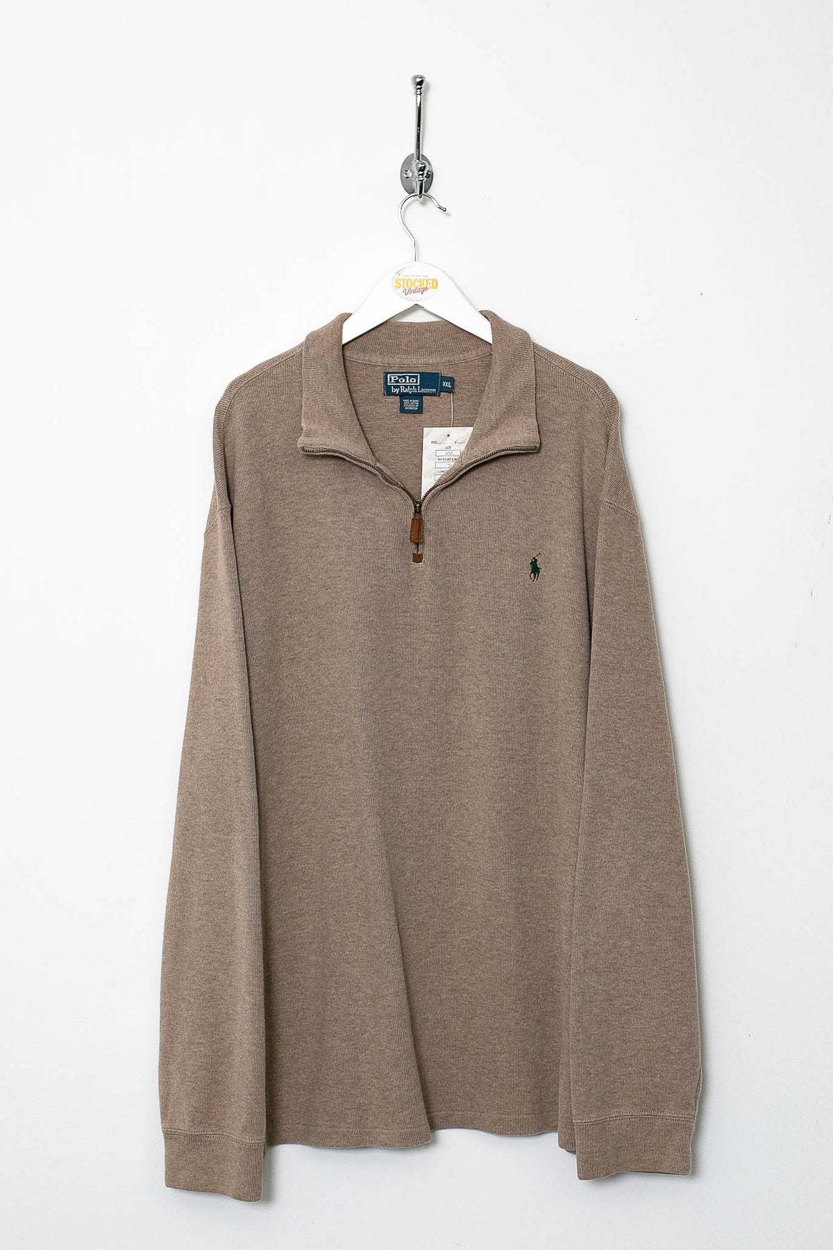 00s Ralph Lauren 1/4 Zip Sweatshirt (XXL)